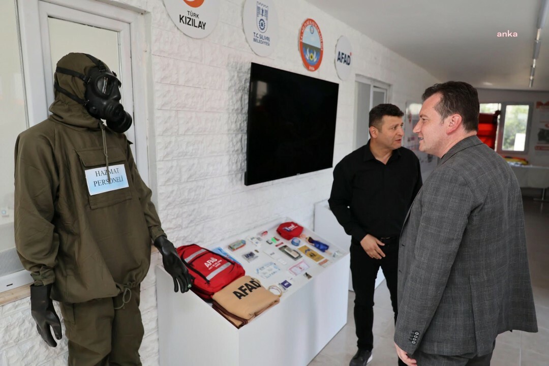 Silivri Belediye Başkanı Balcıoğlu, Afet Eğitim Parkuru açılışı öncesi hazırlıkları inceledi