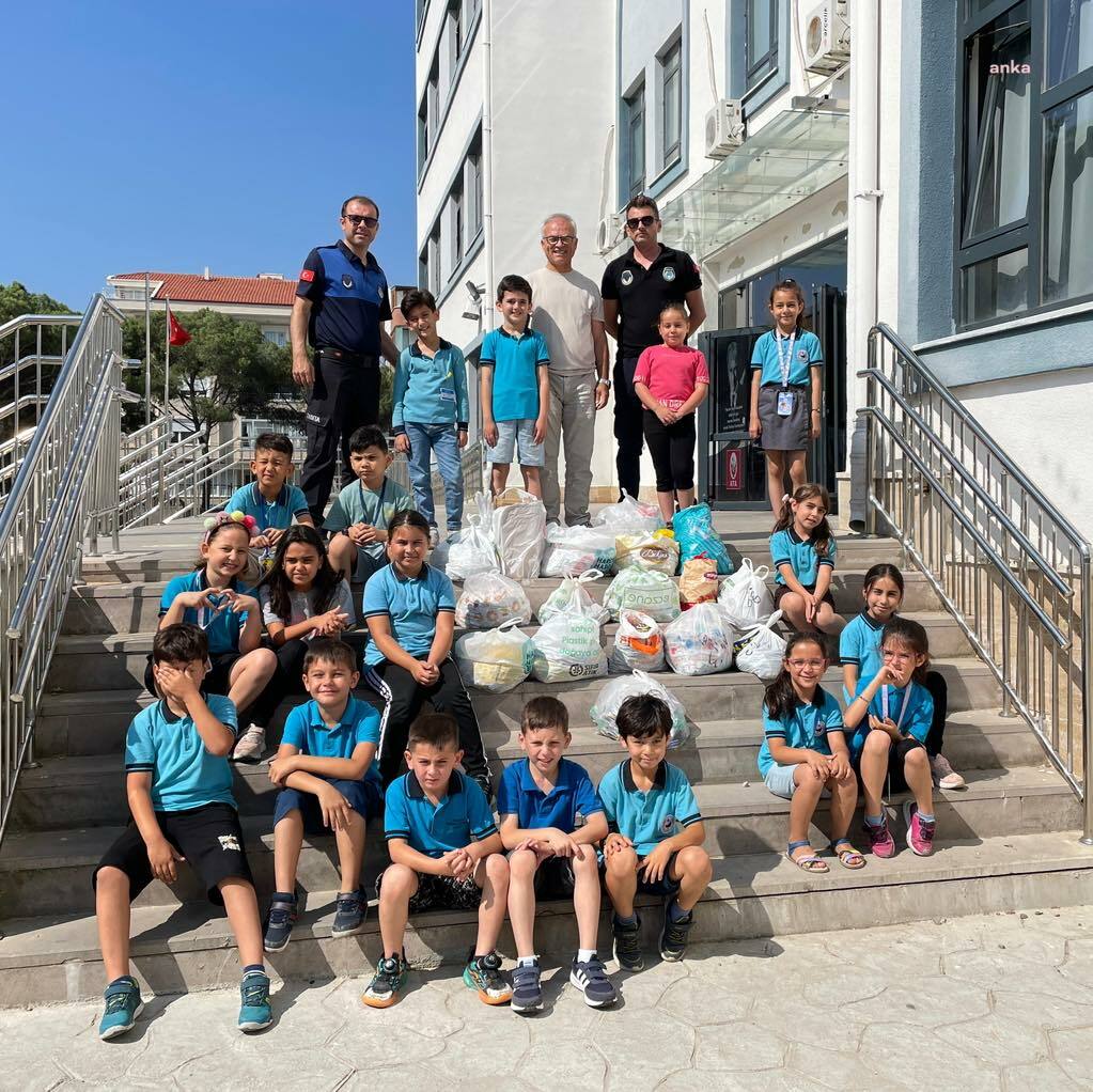 Burhaniyeli öğrenciler 362 kg atık pil toplayarak farkındalık yarattı