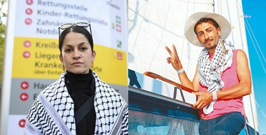 Madleen Gemisi Aktivistleri Şuayb Ordu ve Yasemin Acar Berlin'e ulaştı... "İlk fırsatta ablukayı kırmak için mücadele etmeye gideceğim"