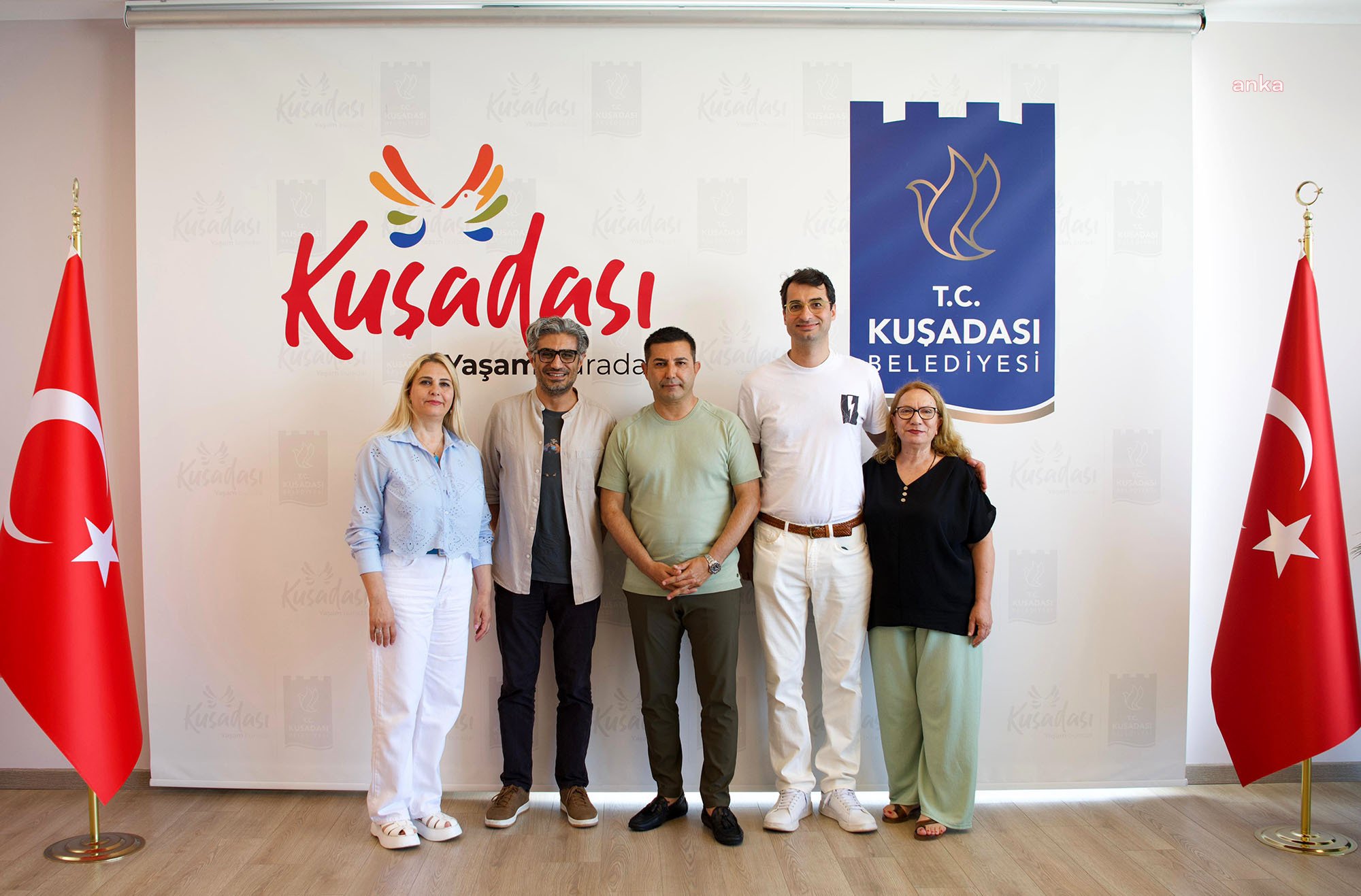 Barış Terkoğlu ve Barış Pehlivan’dan Kuşadası Belediye Başkanı Günel’e nezaket ziyareti