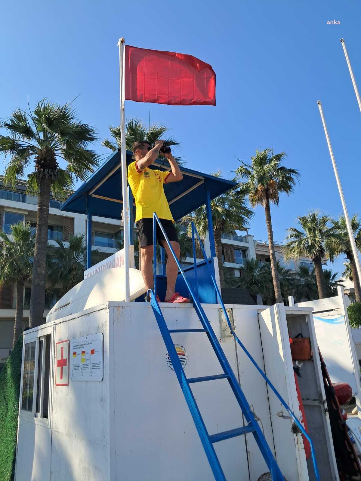 Marmaris'te cankurtaranlar mesaiye başladı