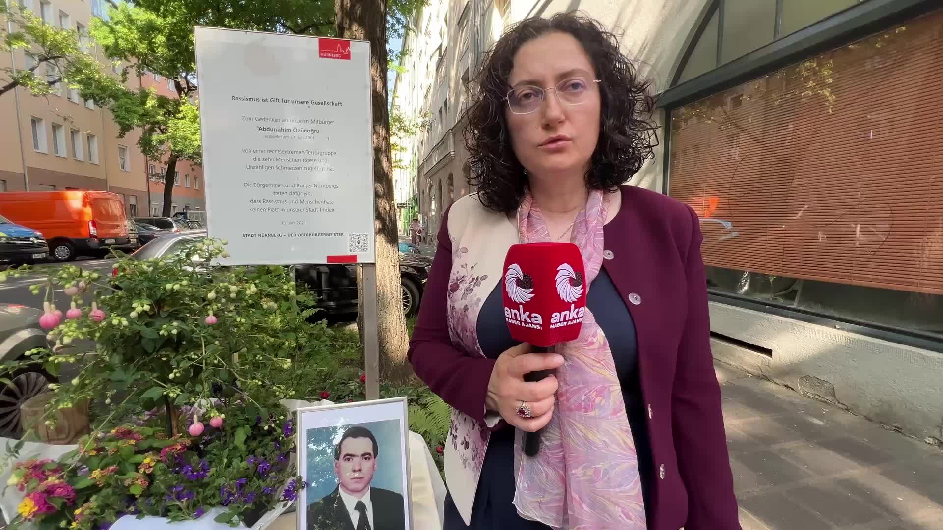 NSU terör örgütü kurbanı Abdurrahim Özüdoğru Nürnberg'de anıldı
