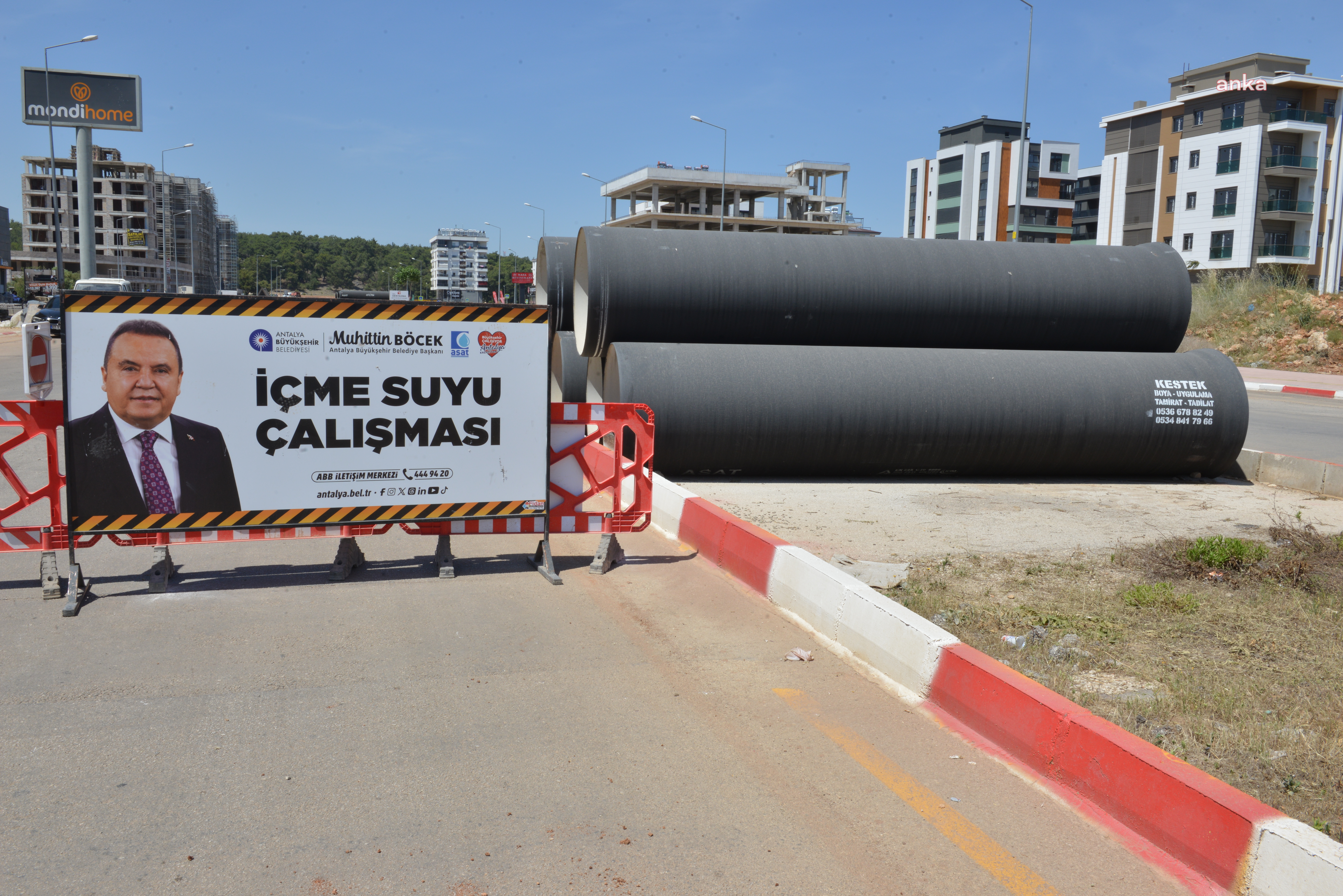 Antalya Büyükşehir Belediyesi'nden şehrin su altyapısına 1 milyar 250 milyon TL'lik yatırım