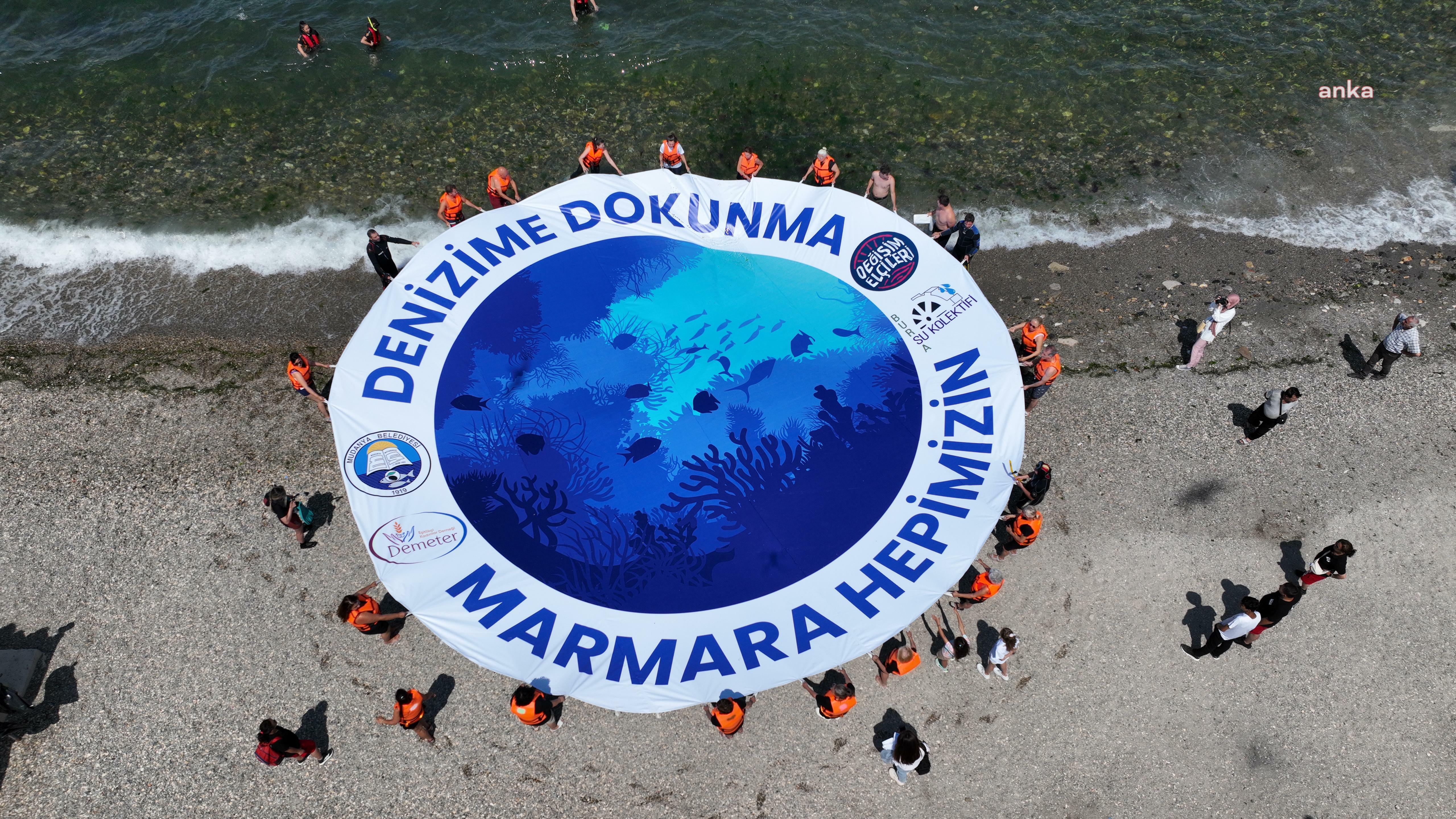 Mudanya’dan Marmara için çağrı: “Denizime dokunma, Marmara hepimizin”