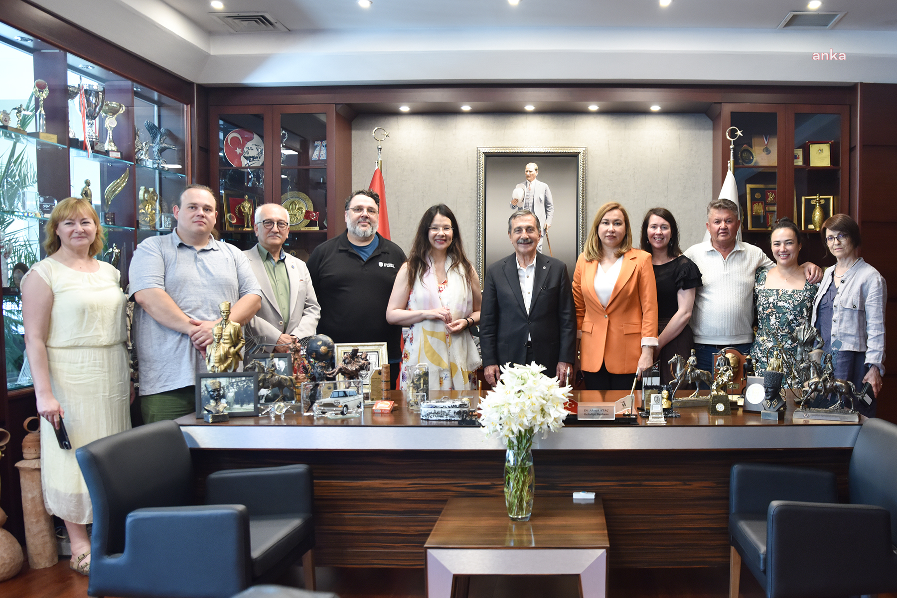 Tepebaşı Belediye Başkanı Ataç, Eskişehir Kırım Derneği'ni ağırladı