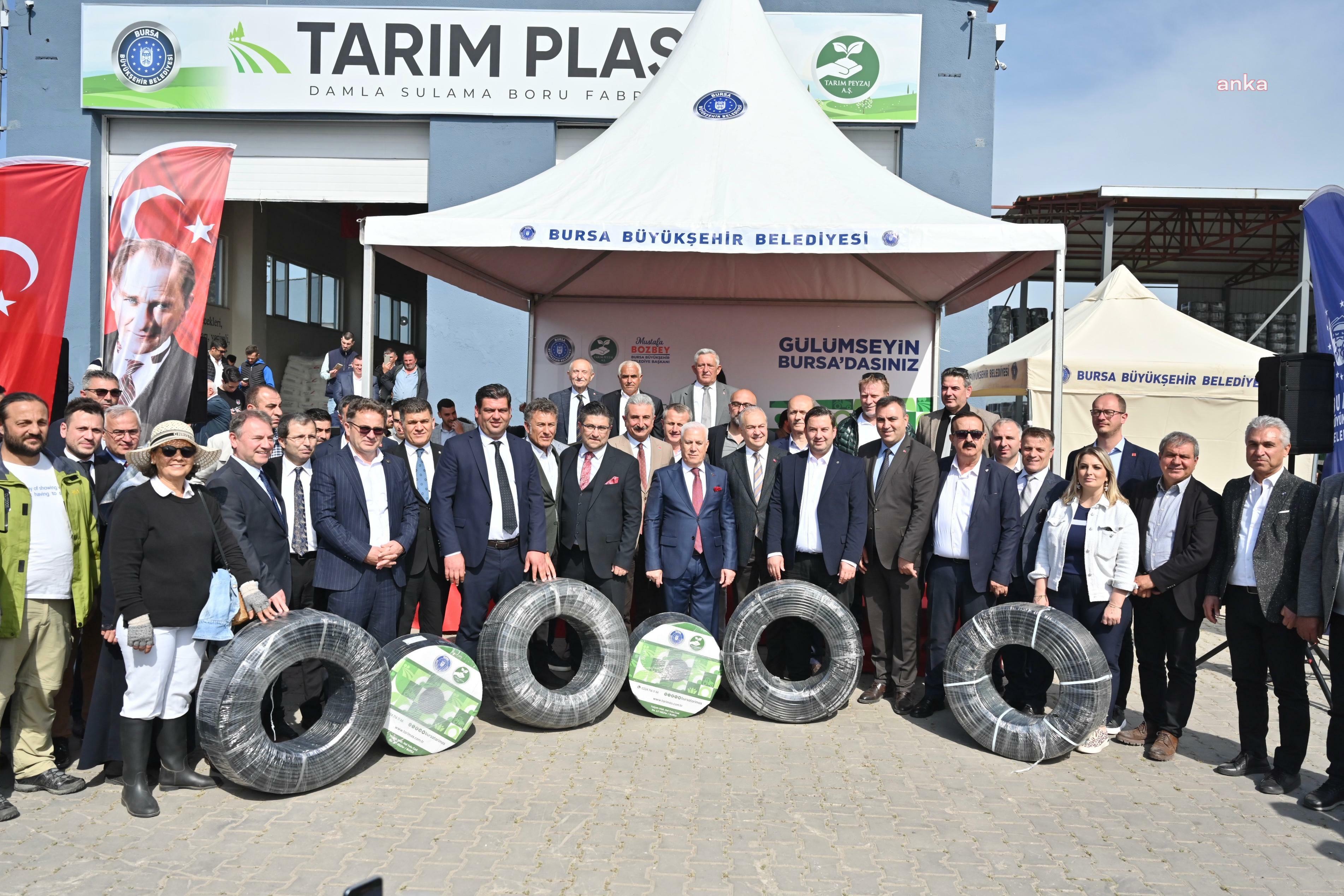 Bursa Büyükşehir Belediyesi’nden kırsal kalkınmaya destek