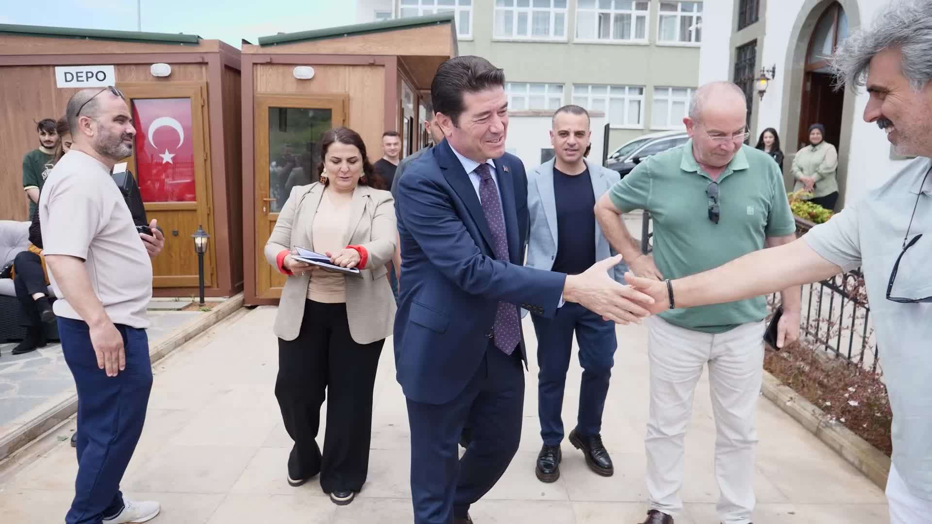 Tarihi Hasan Paşa Asker Hamamı Müzesi’ndeki ilk nikahı, Ortahisar Belediye Başkanı Kaya kıydı