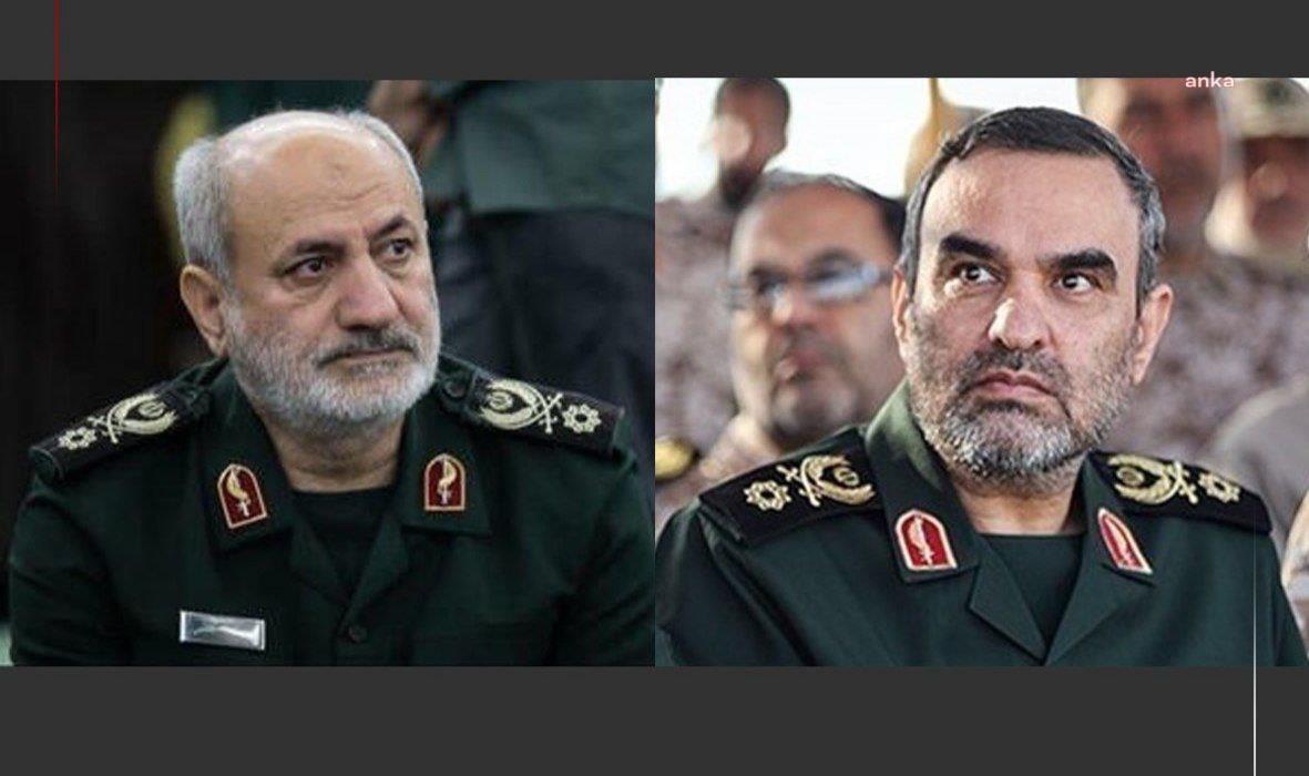 İran Devrim Muhafızları, İstihbarat Şefi Kazemi, yardımcısı  Mohaqeq ve Bagheri'nin bugünkü İsrail saldırılarında öldüğünü duyurdu