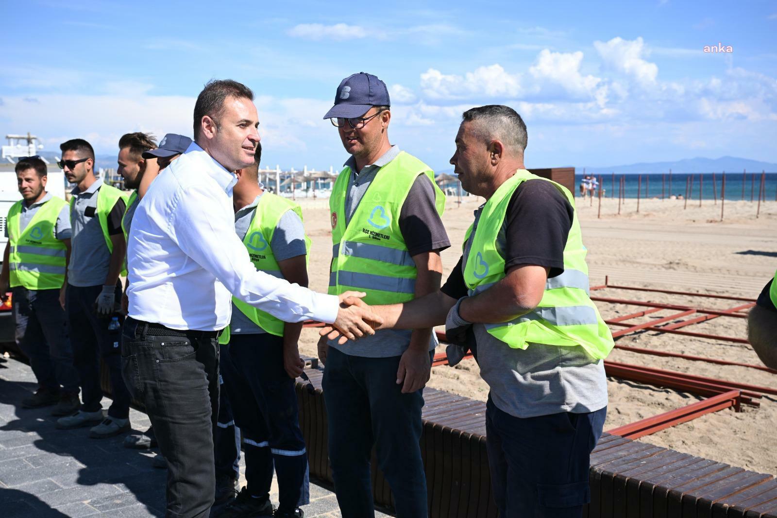 Balıkesir Büyükşehir Belediyesi’nden plajlarda denetim: Özel işletmelerin tel çitleri kaldırılıyor