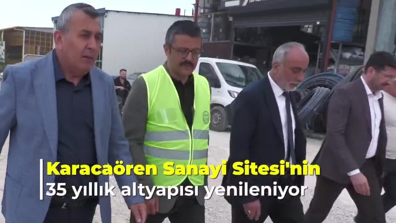Ankara Büyükşehir Belediyesi, Karacaören Sanayi Sitesi’nin altyapısını yeniliyor