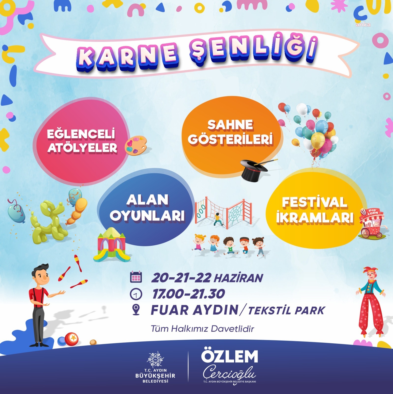Aydın Büyükşehir Belediyesi, "Karne Şenliği" düzenleyecek