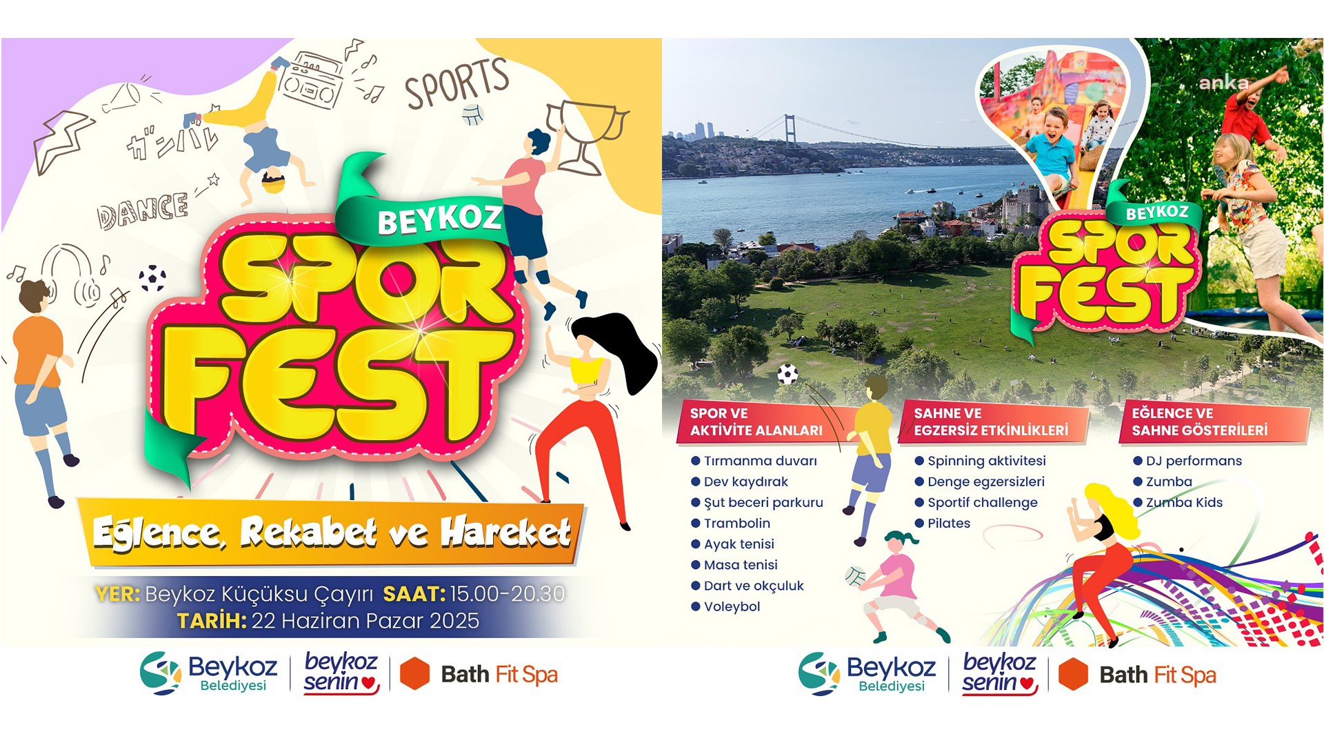 Beykoz'da yazın coşkusu Beykoz Spor Fest ile yaşanacak