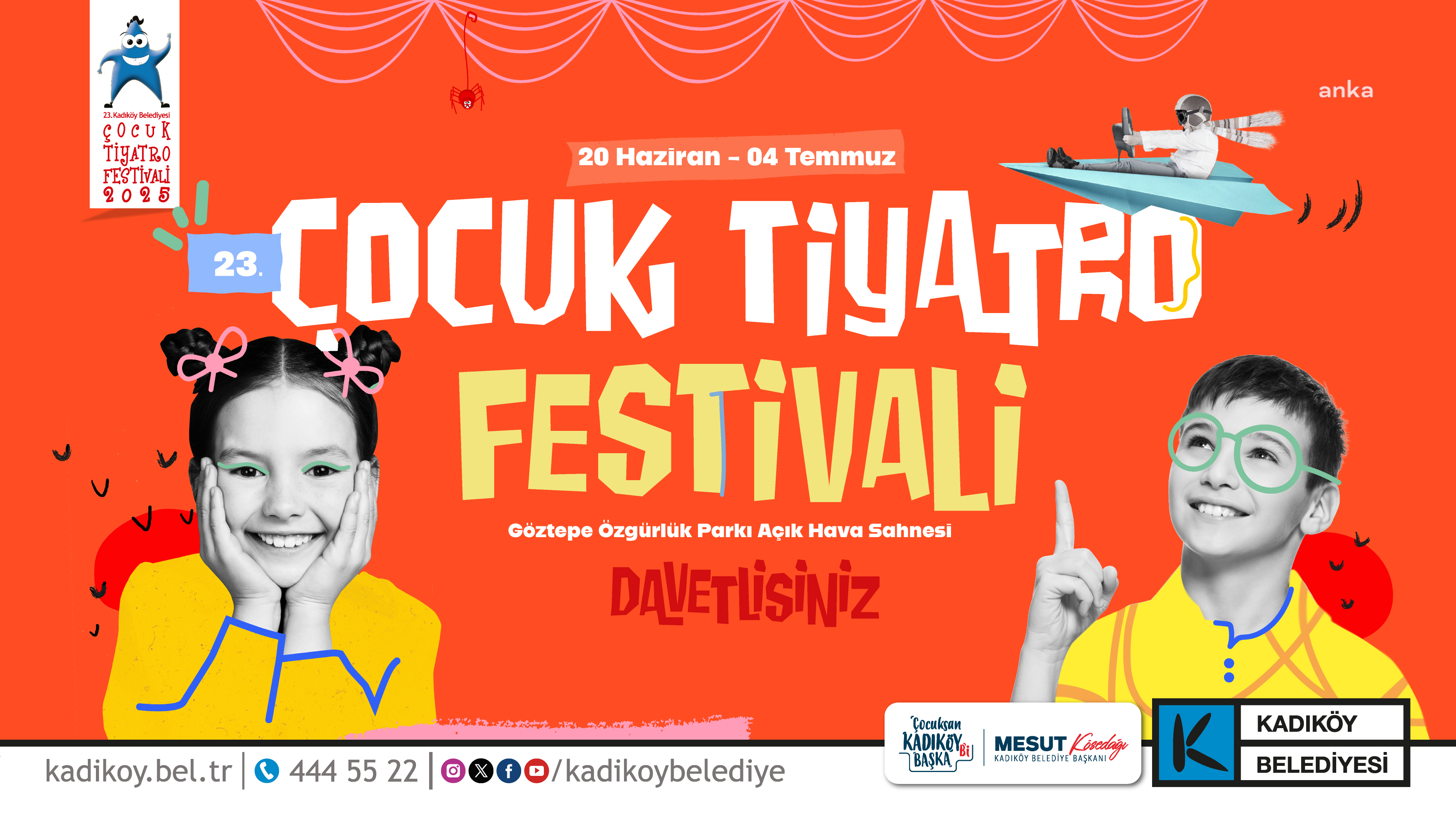 23. Kadıköy Belediyesi Çocuk Tiyatro Festivali, 20 Haziran’da başlıyor