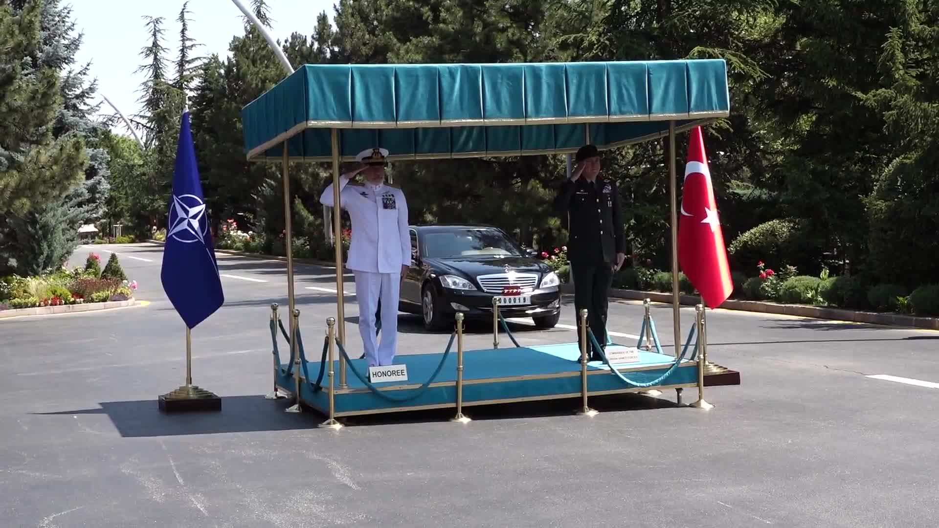 Genelkurmay Başkanı Orgeneral Gürak, NATO Askeri Komite Başkanı Oramiral Dragone ile bir araya geldi