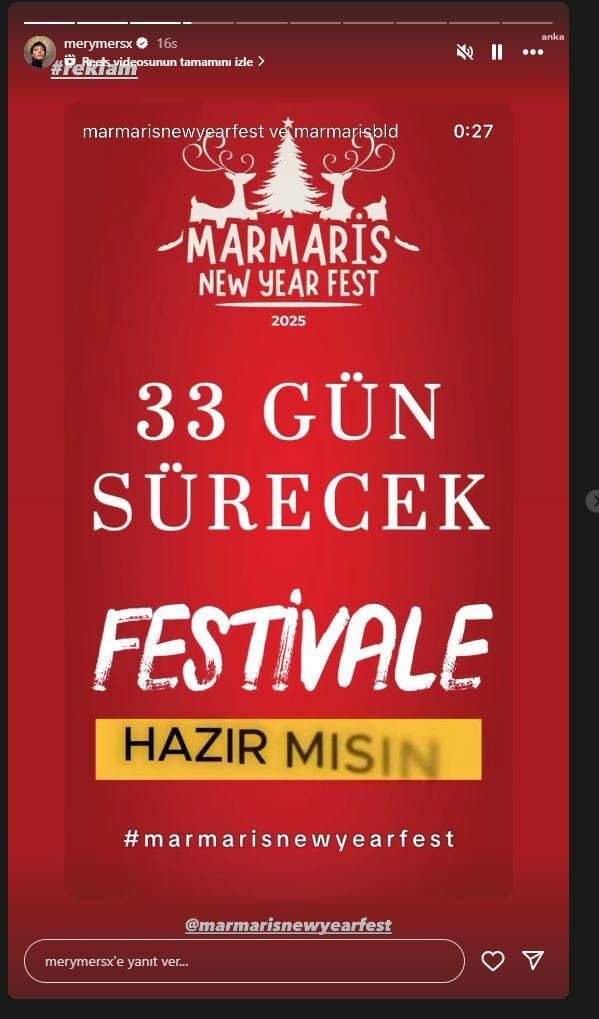 Marmaris Yeni Yıl Festivali heyecanı herkesi sardı