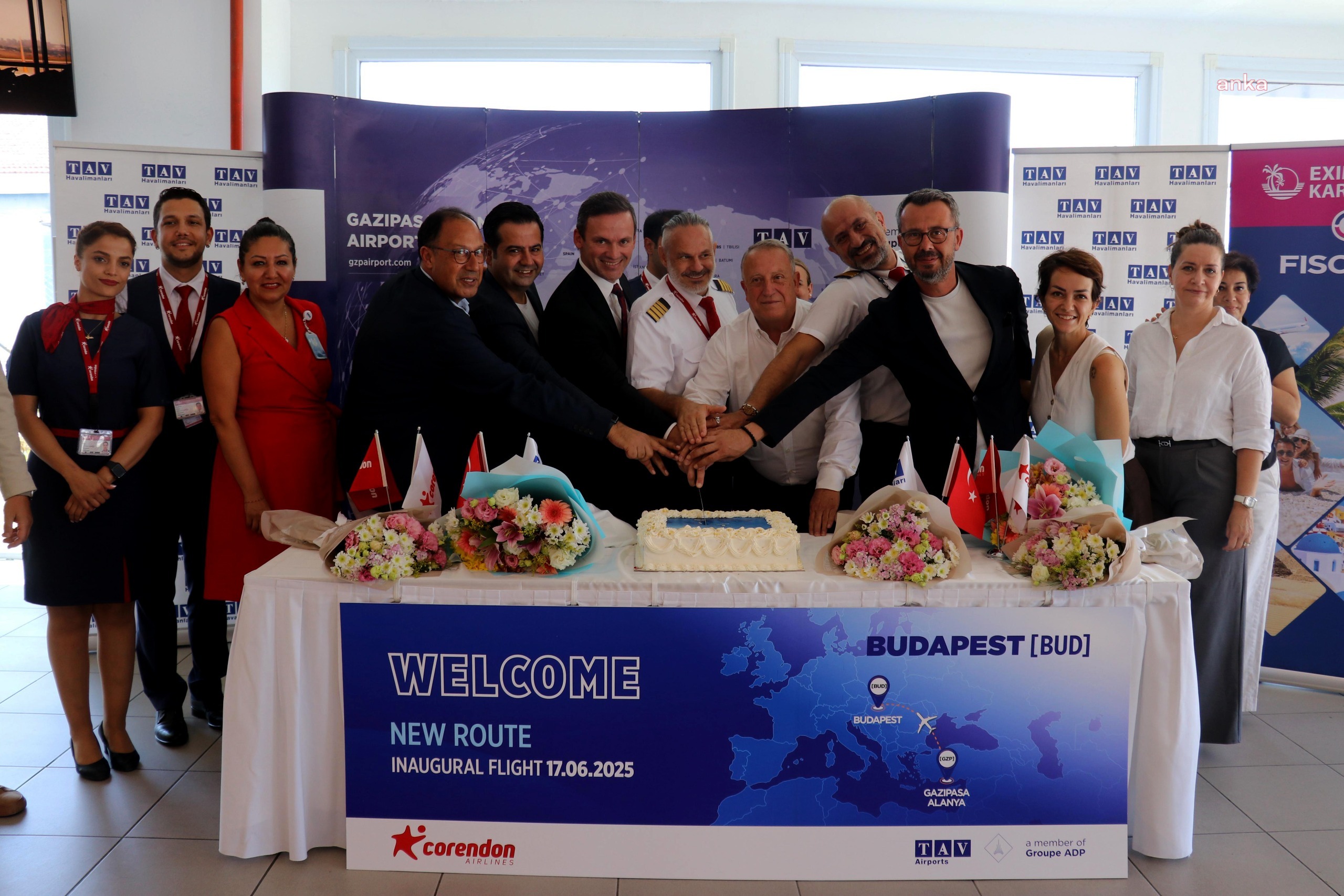 Macaristan’dan Gazipaşa-Alanya Havalimanı’na ilk sefer gerçekleşti