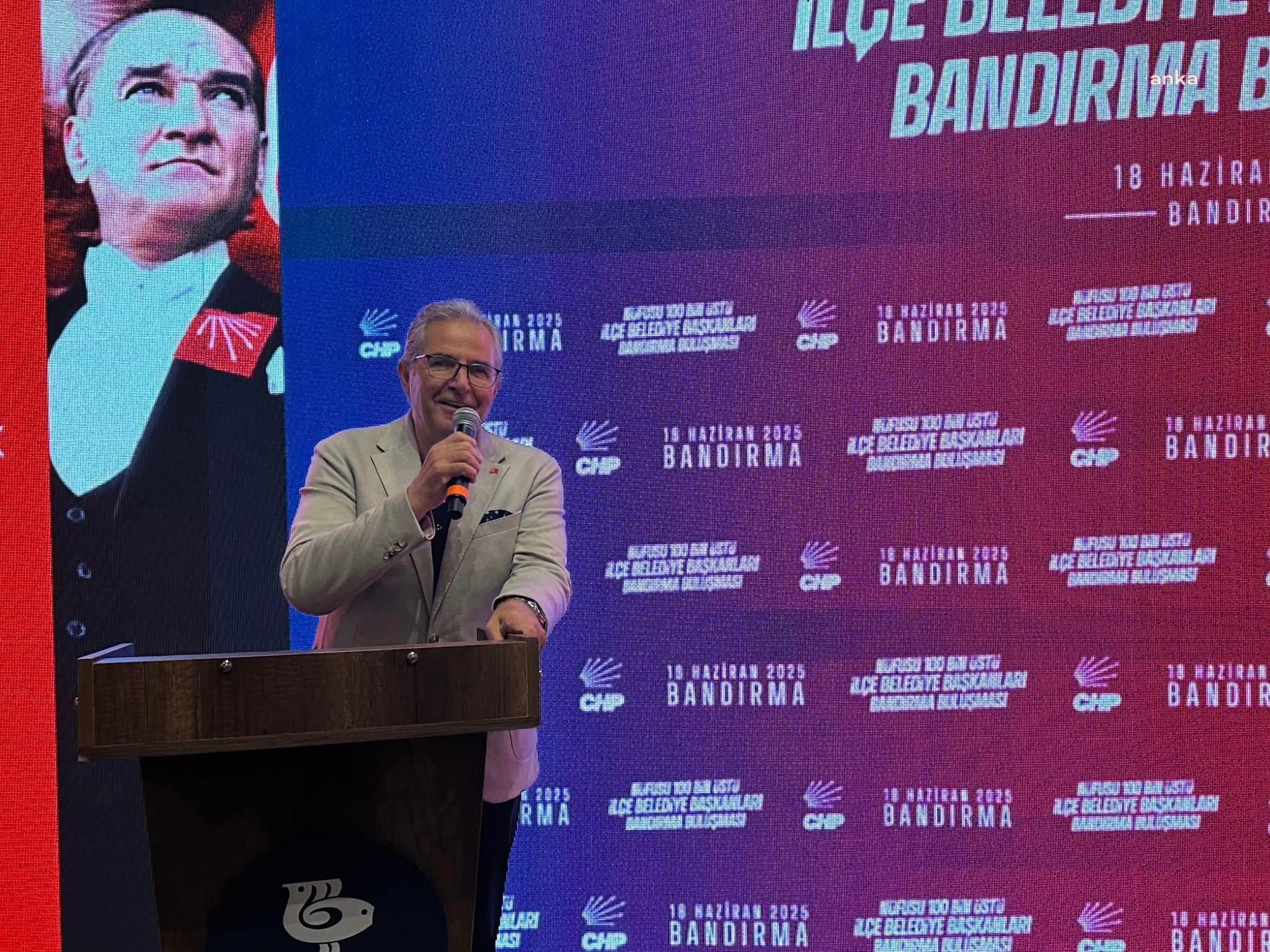 CHP'li belediye başkanları, Bandırma'da düzenlenen akşam yemeğinde bir araya geldi