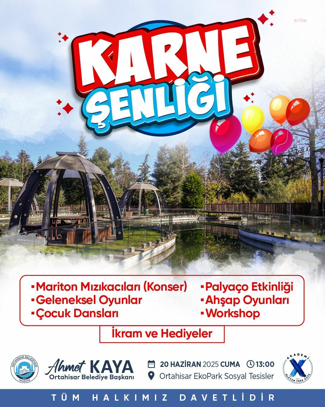 Ortahisar Belediyesi, Karne Şenliği düzenliyor
