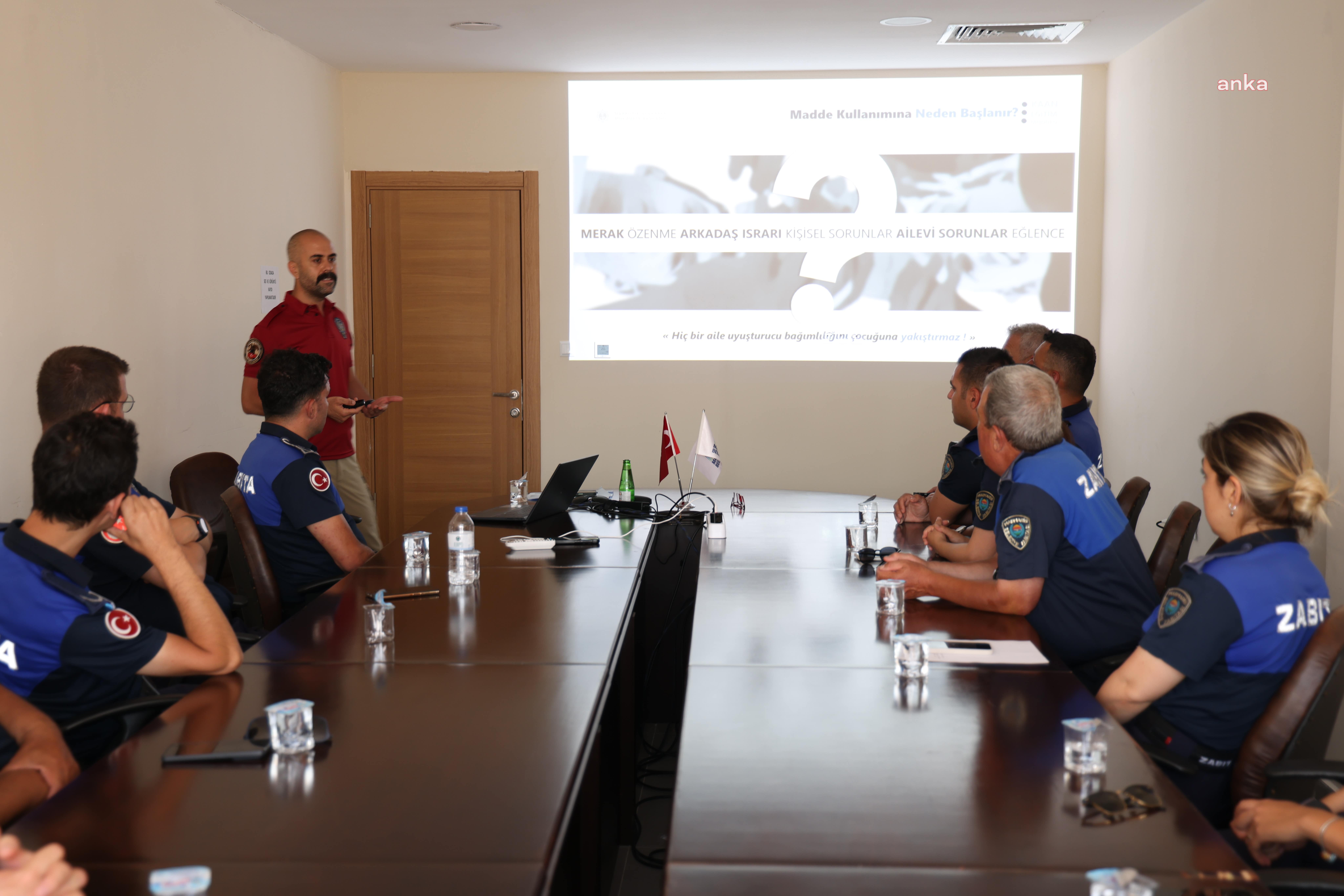 Marmaris Belediyesi zabıta personeline “Narko-Rehber” eğitimi verildi