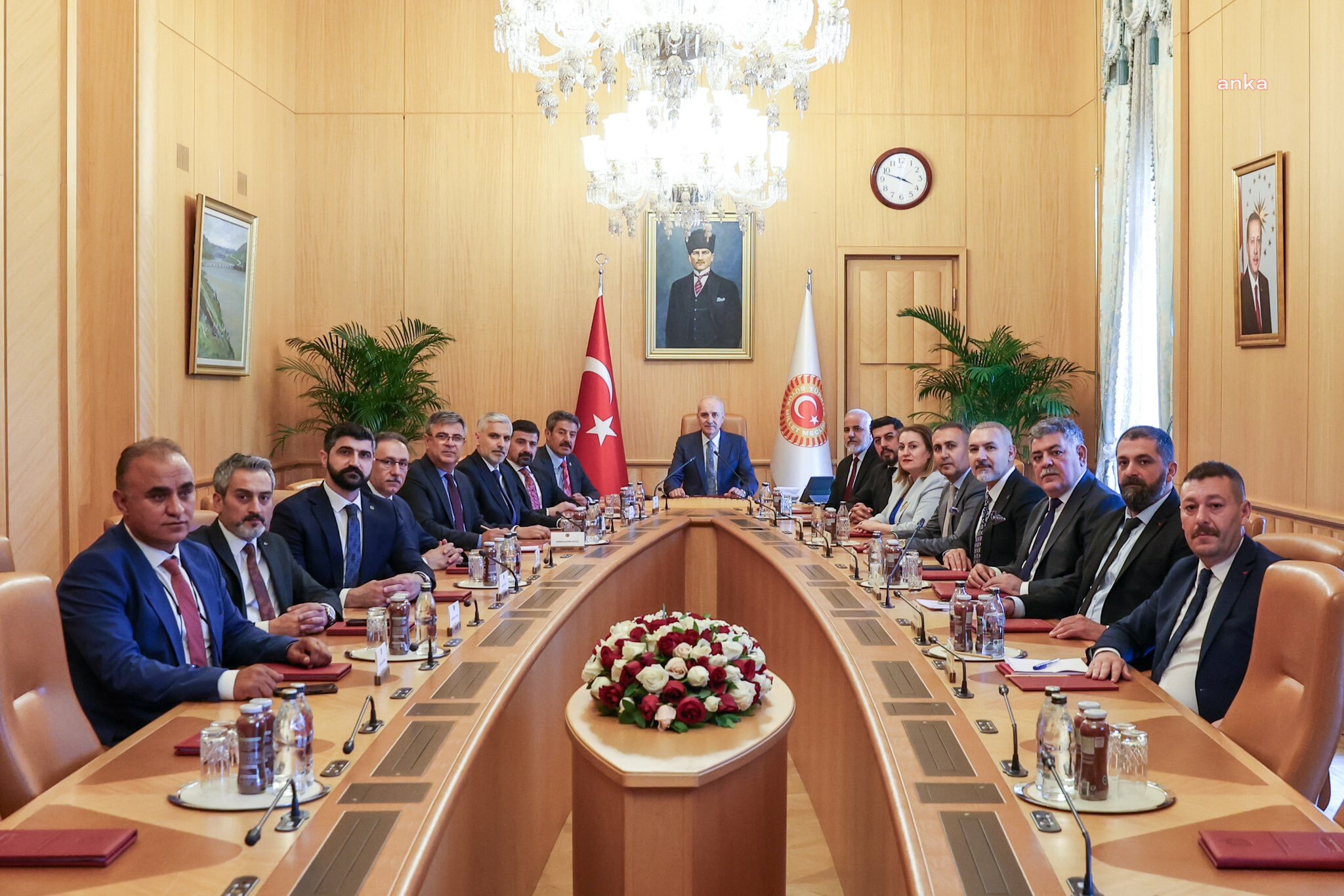 TBMM Başkanı Kurtulmuş Doğu ve Güneydoğu Baro Başkanlarını kabul etti