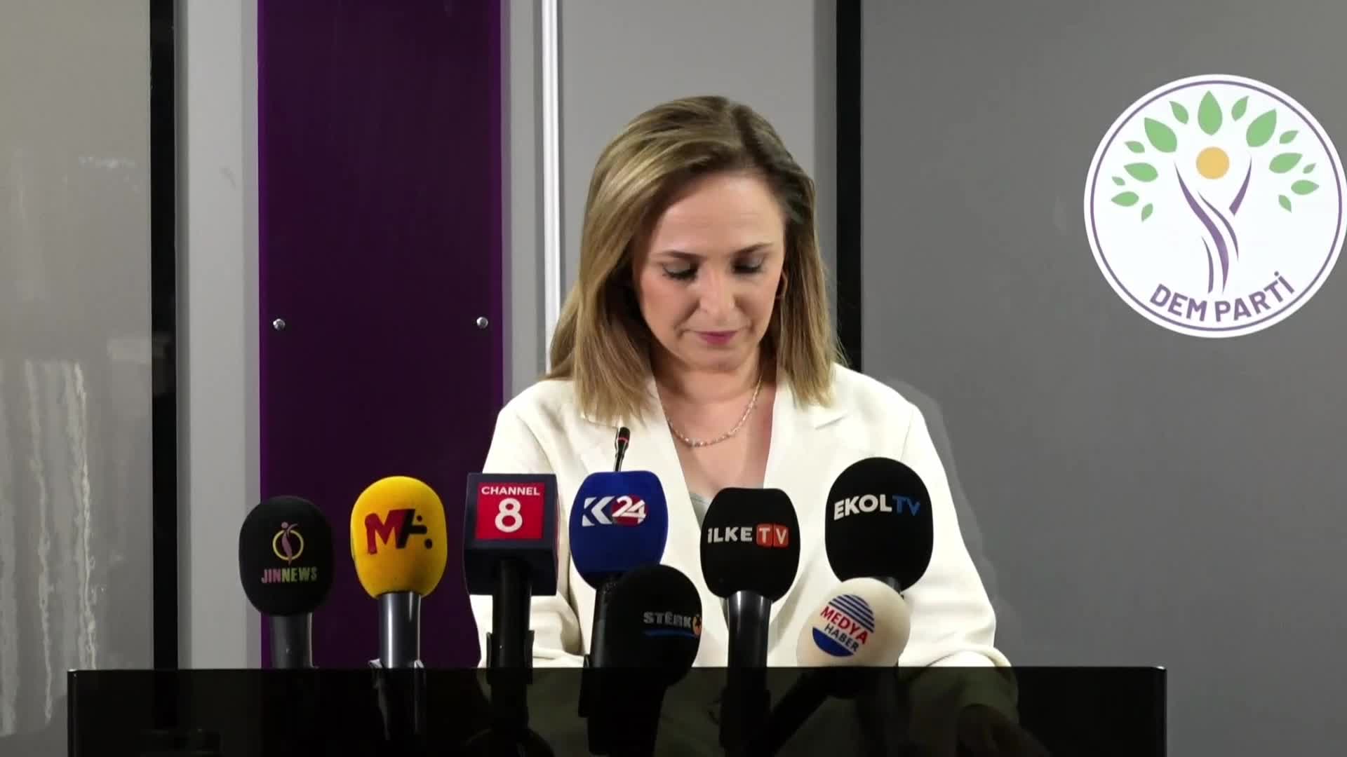 DEM Parti Sözcüsü Doğan: "Süreç tarafları açısından kendi ritminde ilerliyor, herhangi bir tıkanıklık ya da kriz söz konusu değil"