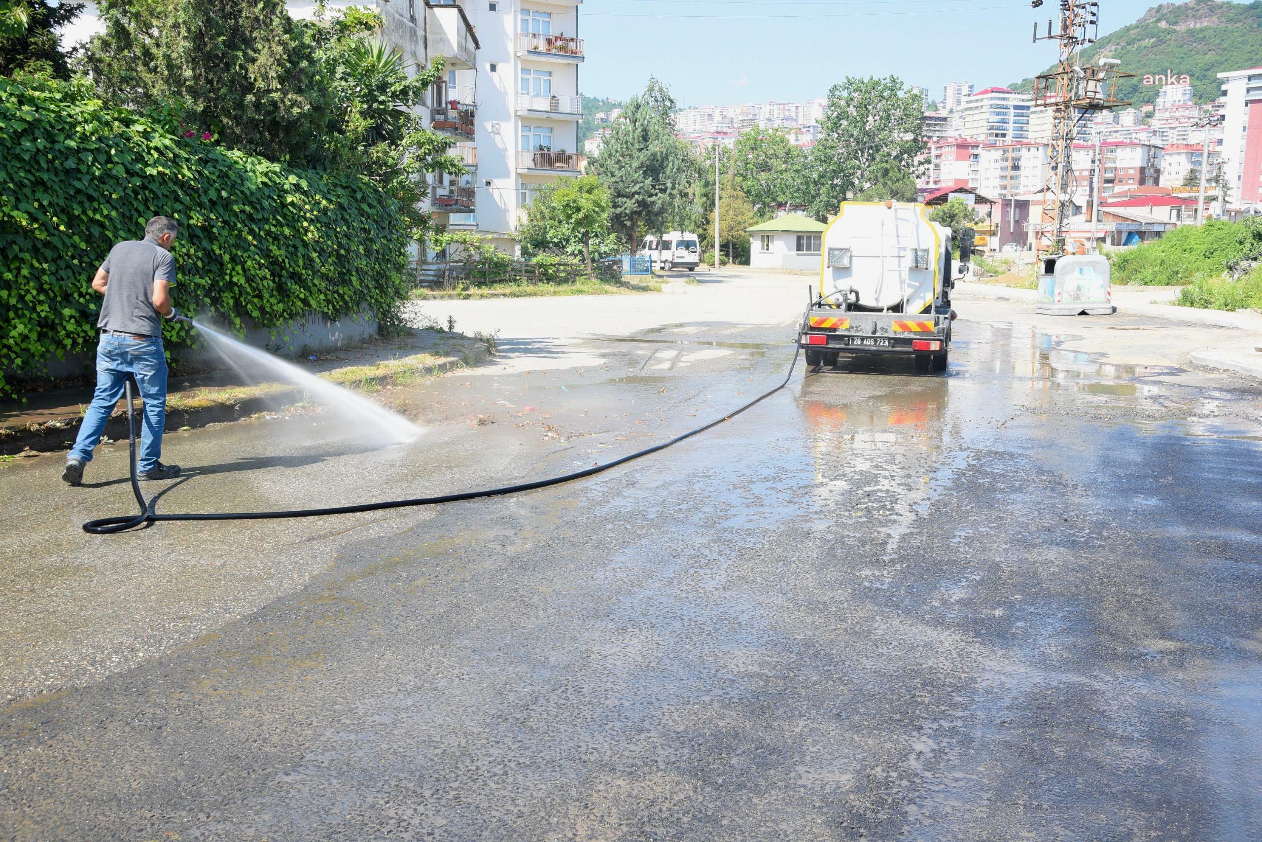 Giresun Belediyesi'nden temizlik seferberliği