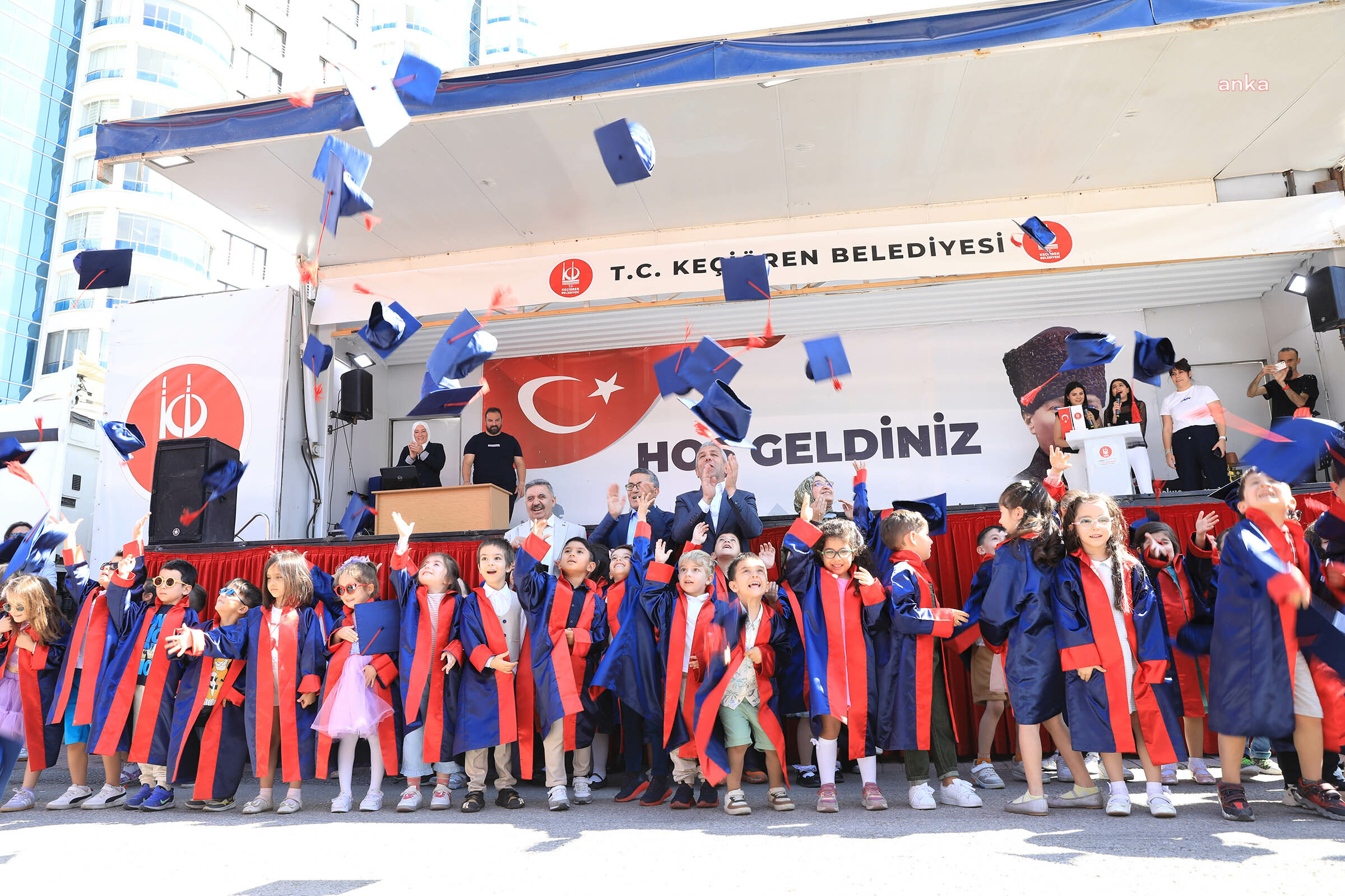 Keçiören Belediyesi Çocuk Gelişim Merkezleri'nde mezuniyet heyecanı
