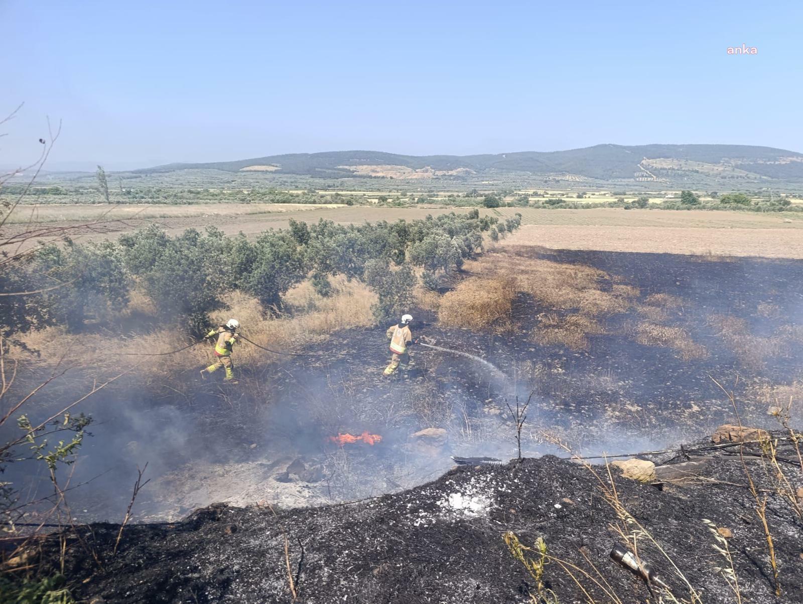 Manisa Büyükşehir Belediyesi İtfaiye Dairesi'nden anız uyarısı
