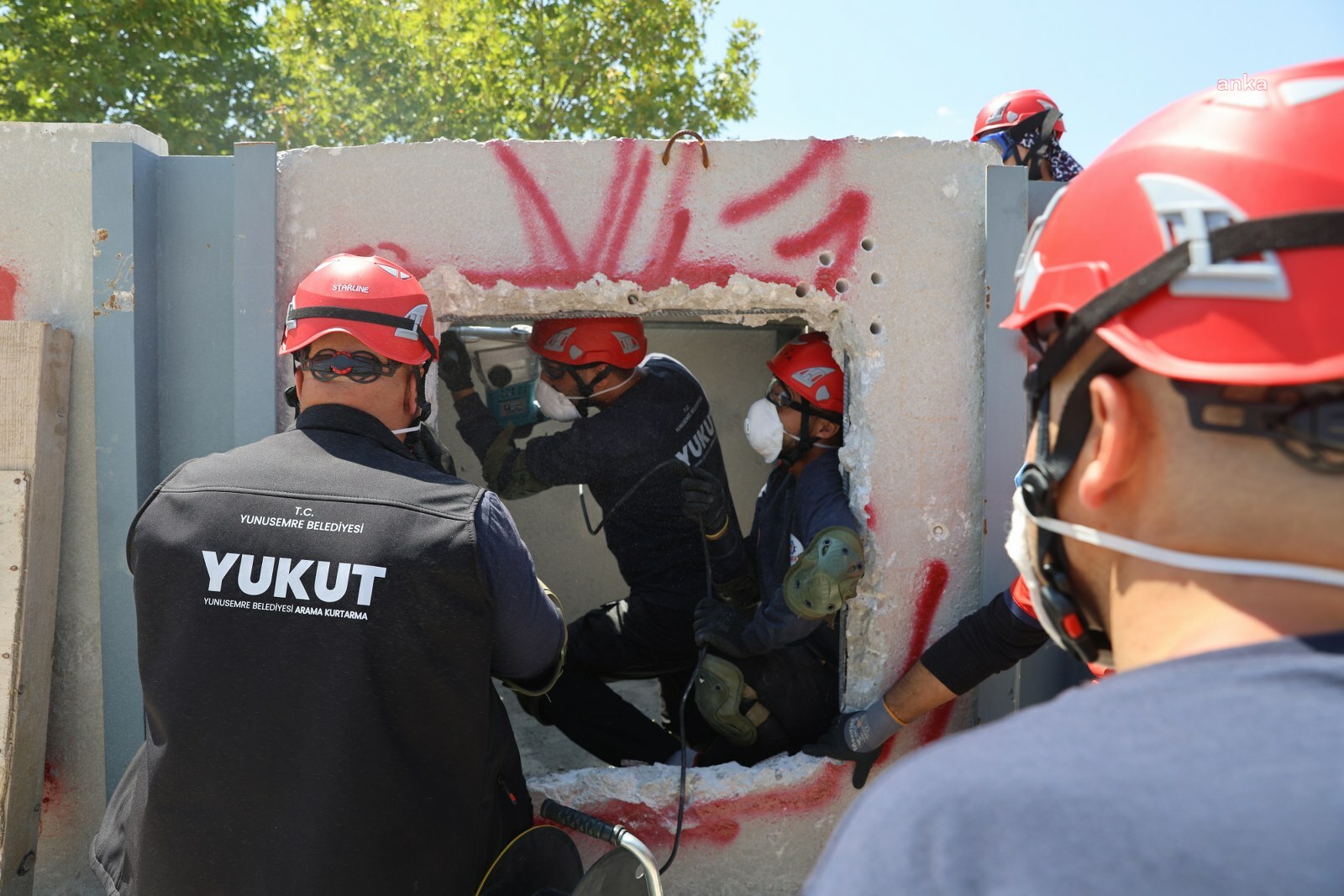 Yunusemre Belediyesi Arama Kurtarma Ekibi, DAKE eğitimini tamamladı