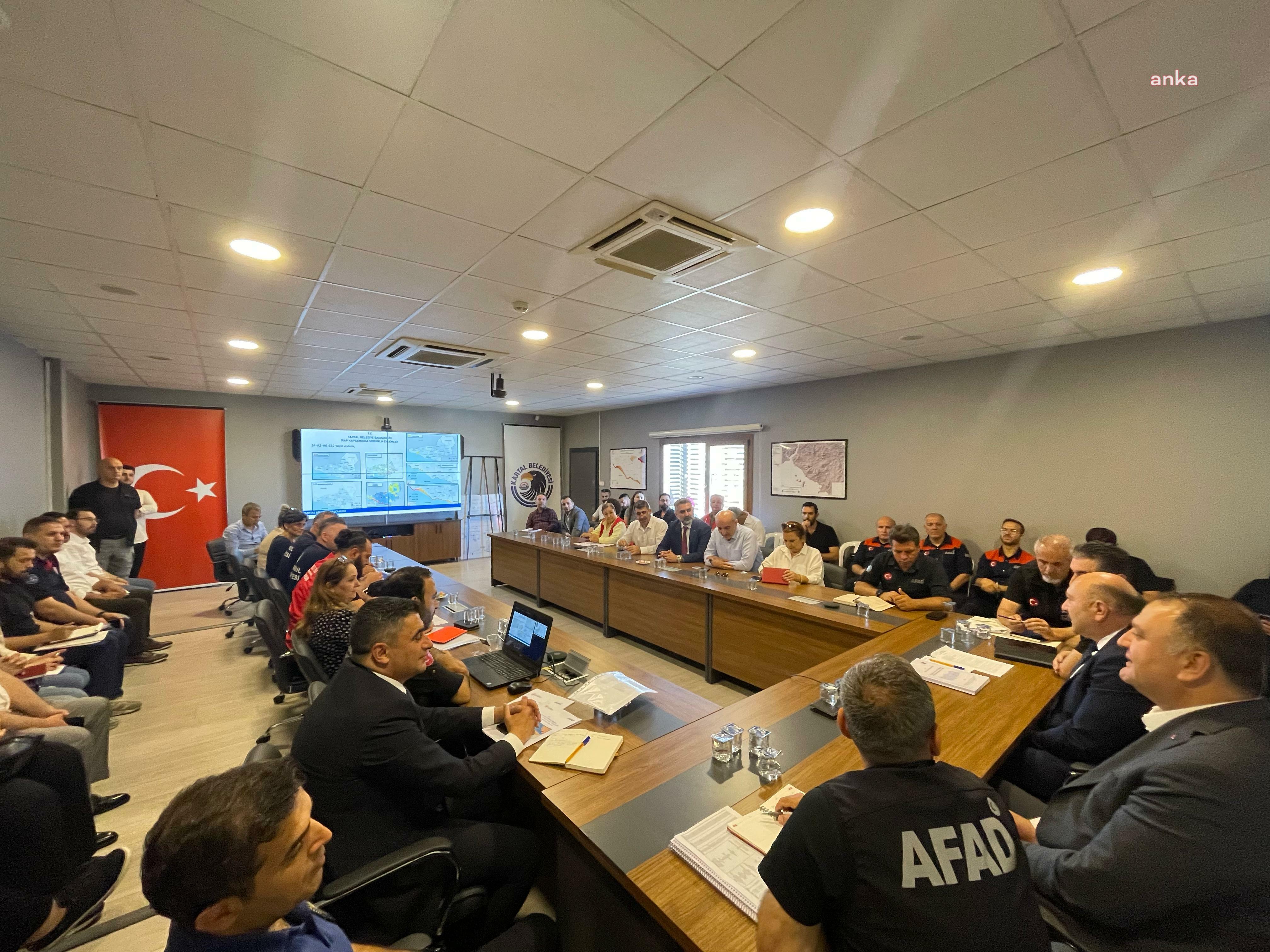 Kartal Belediyesi ve AFAD’dan İstanbul depremine karşı iş birliği