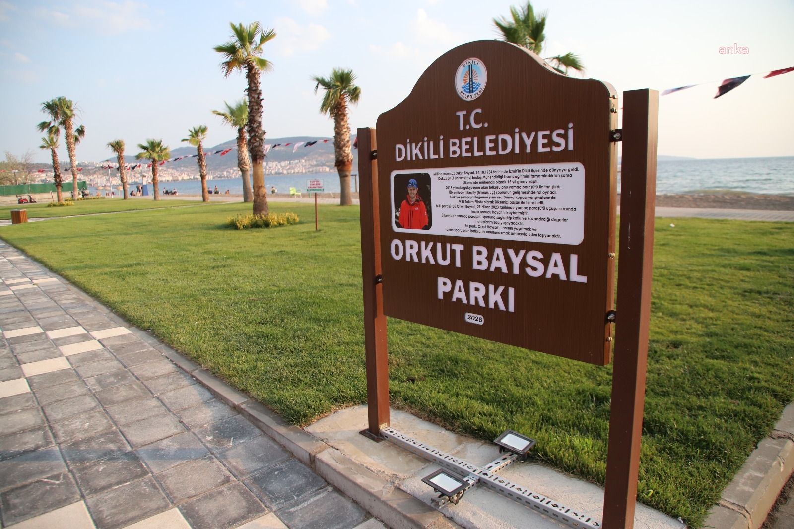 Milli yamaç paraşütü sporcusu Orkut Baysal’ın adı Dikili'de yaşayacak
