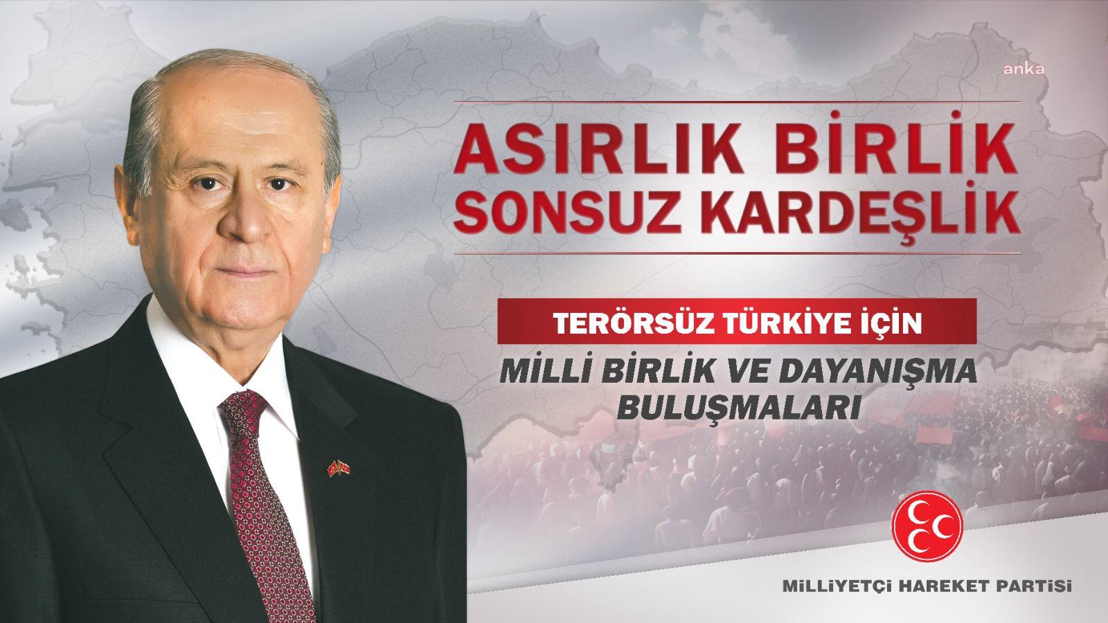 MHP, "Terörsüz Türkiye" için dokuz bölge, 81 ilde buluşmalar düzenleyecek