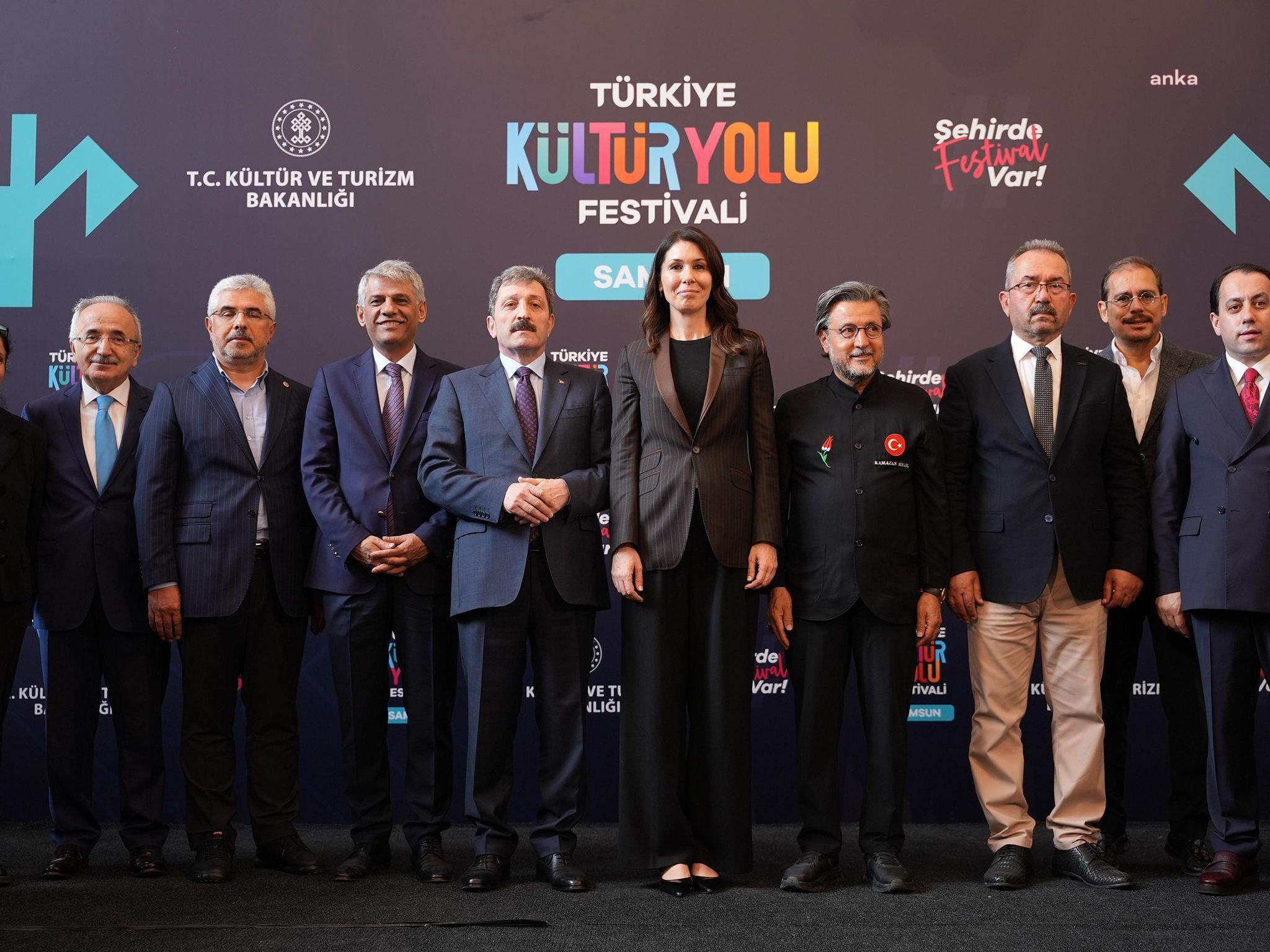 Türkiye Kültür Yolu Festivali, Samsun’da coşkulu ve renkli bir açılışla başladı