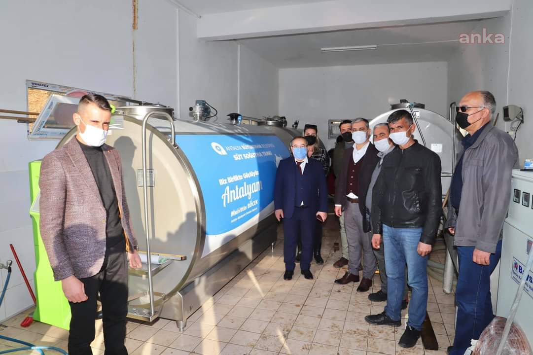 ANTALYA BÜYÜKŞEHİR'DEN ELMALI YUVA'YA 4 TONLUK SU TANKI
