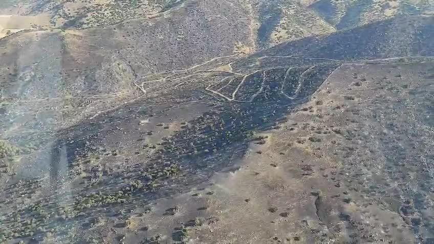 Aydın Savandere’de çıkan yangın kontrol altına alındı
