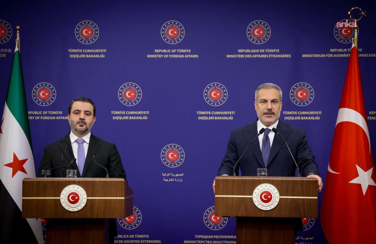 Bakan Fidan, Suriye Dışişleri Bakanı Şeybani ile görüştü