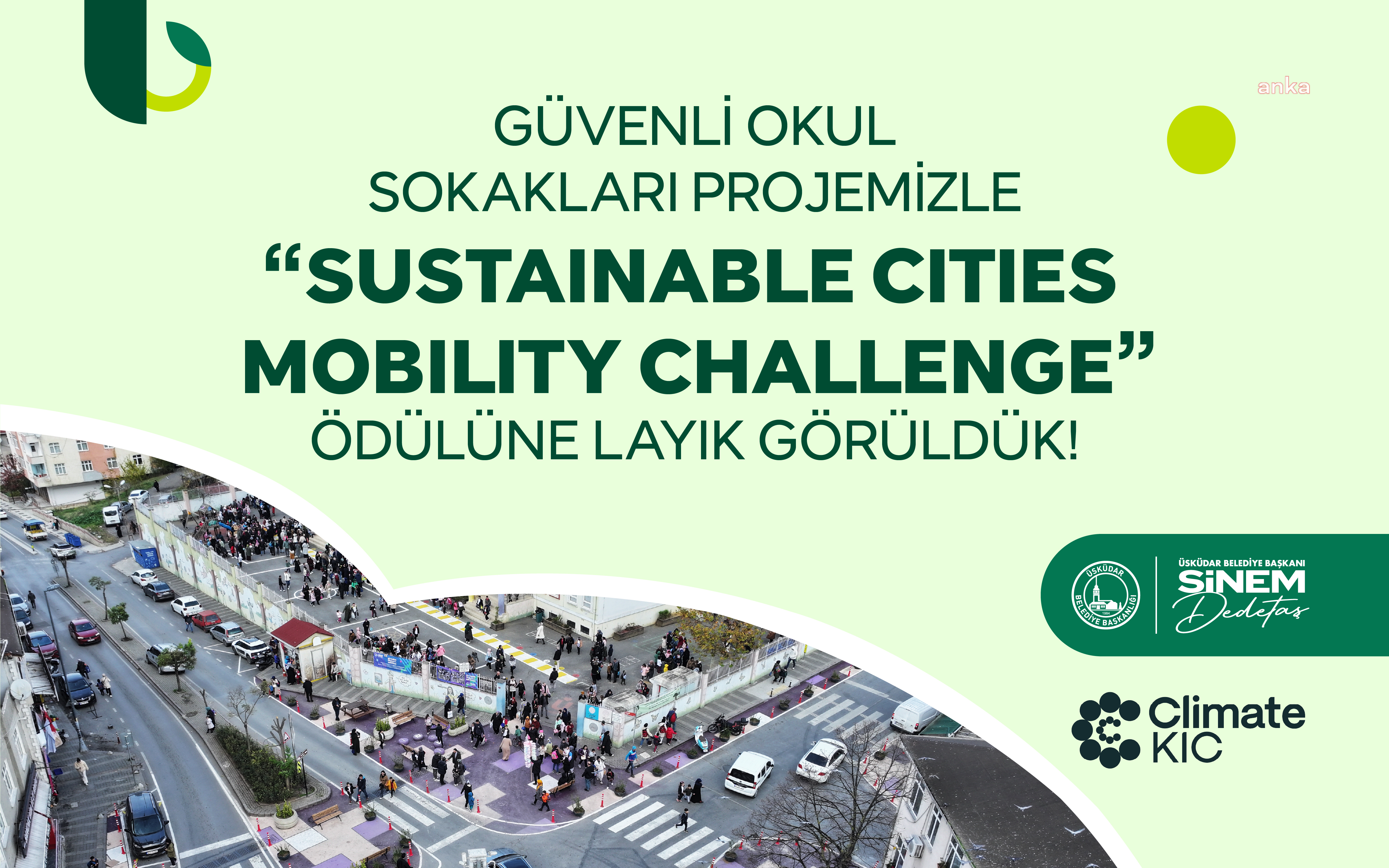 Üsküdar Belediyesi’nin “Güvenli Okul Sokakları” projesine ödül