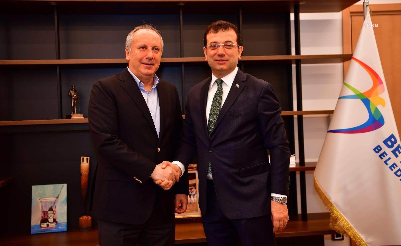 Ekrem İmamoğlu’ndan Muharrem İnce’ye: “Aramıza hoş geldiniz”