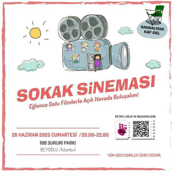 İBB'den çocuklara açık hava sineması