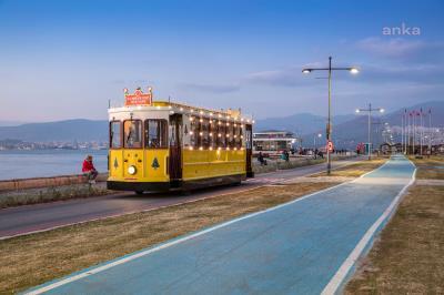 NOSTALJİK TRAMVAY ÇİĞDEM, YENİ YIL İÇİN SÜSLENDİ