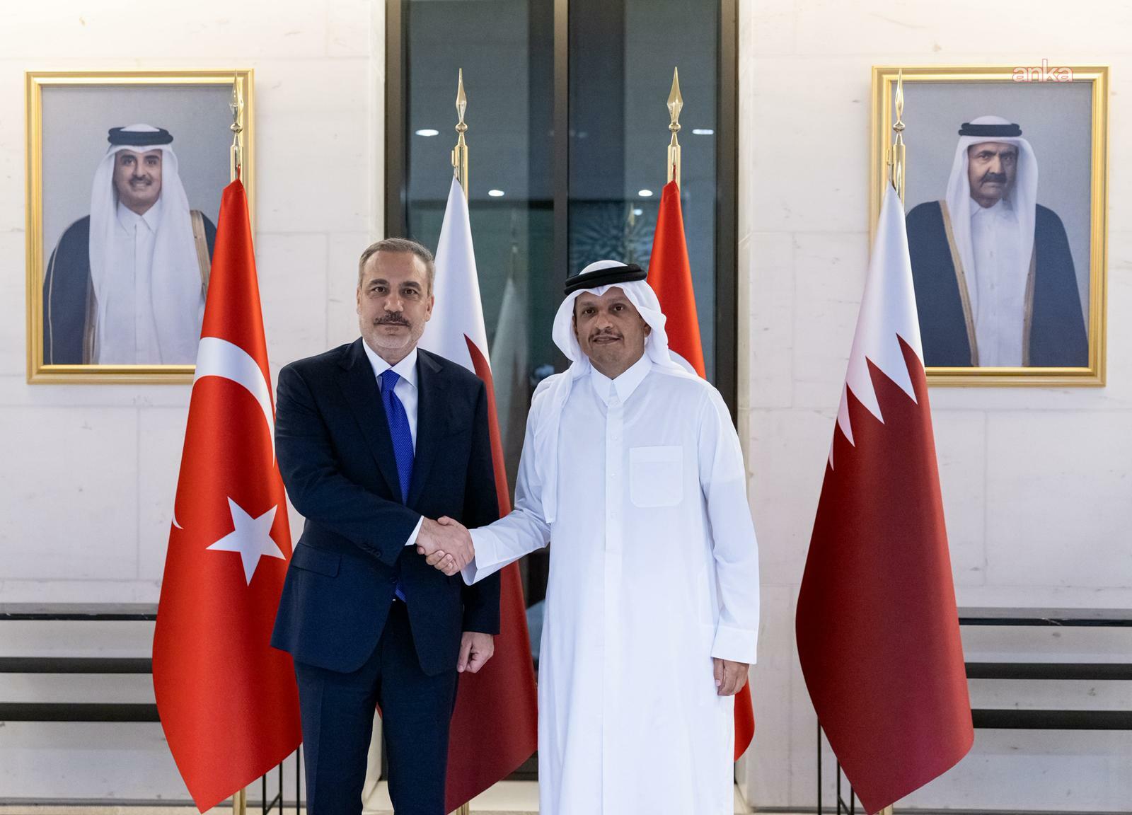 Dışişleri Bakanı Fidan, Katar Dışişleri Bakanı Al Sani ile görüştü