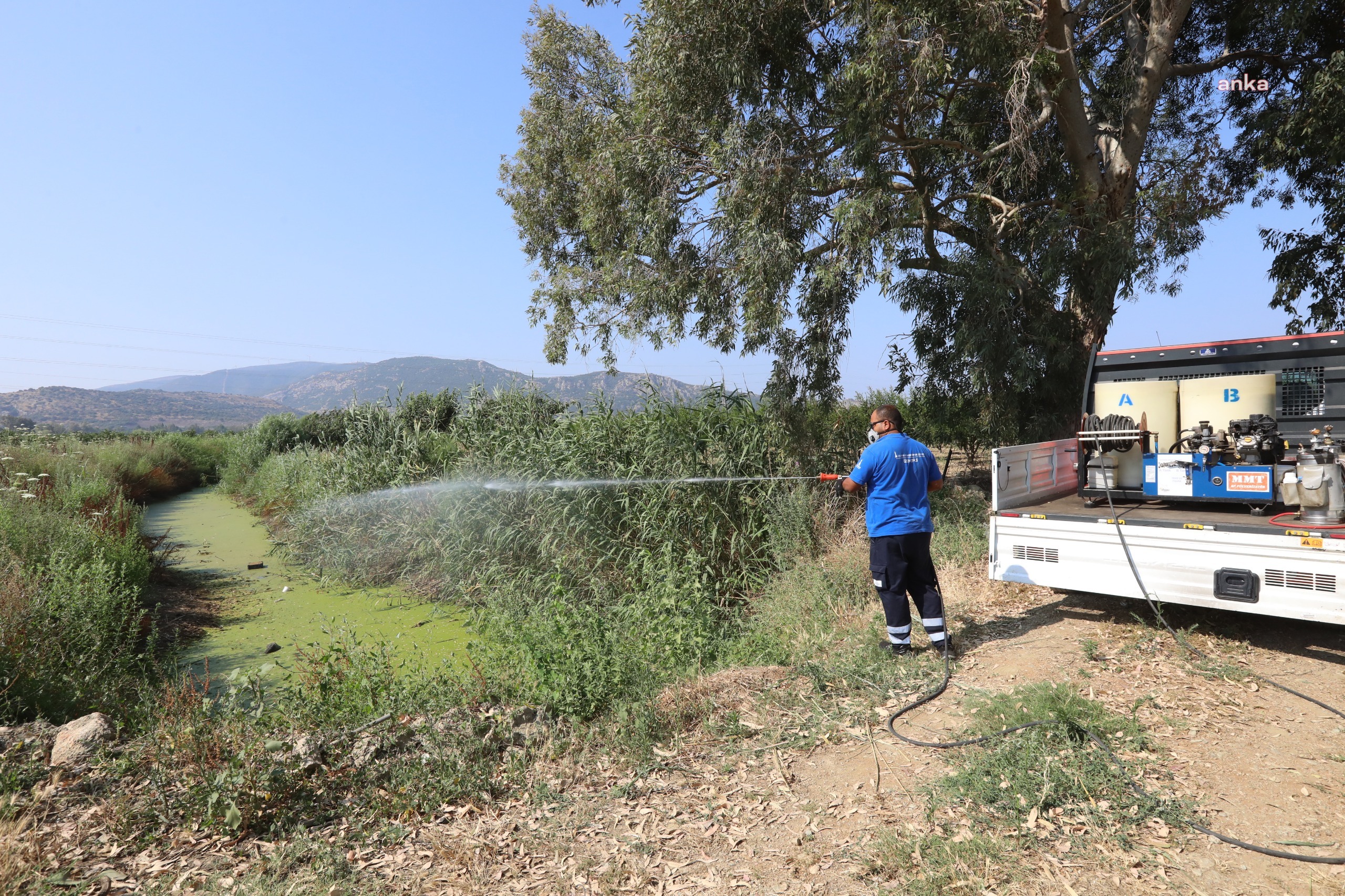Efes Selçuk’ta halk sağlığı için kapsamlı ilaçlama çalışması
