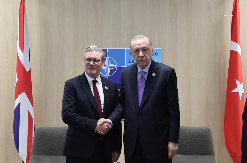 Cumhurbaşkanı Erdoğan, İngiltere Başbakanı Starmer ile bir araya geldi