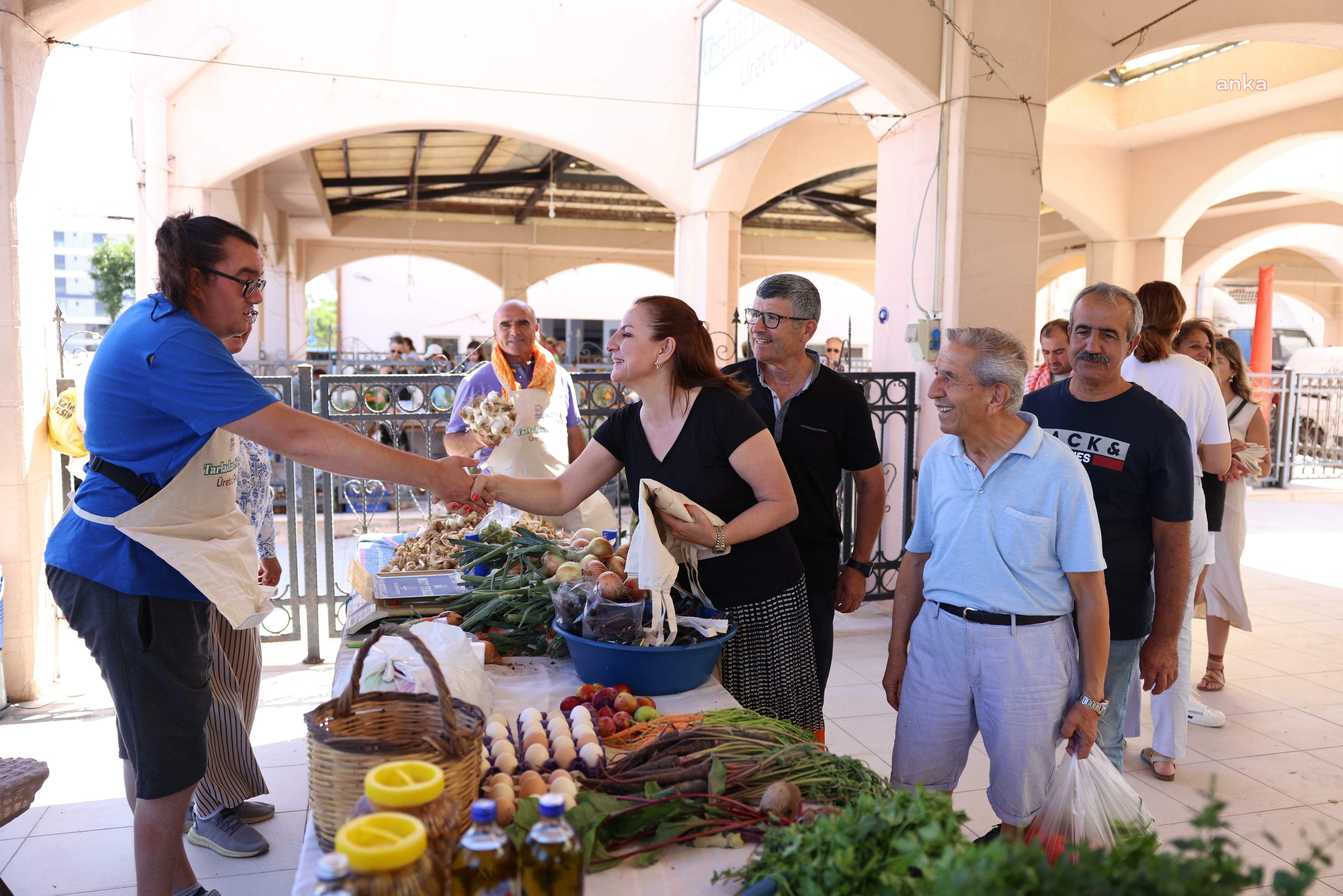 Çeşme'de “Tarladan Sofraya Üretici Pazarı ve Organik Pazar” yeni sezonunu açtı