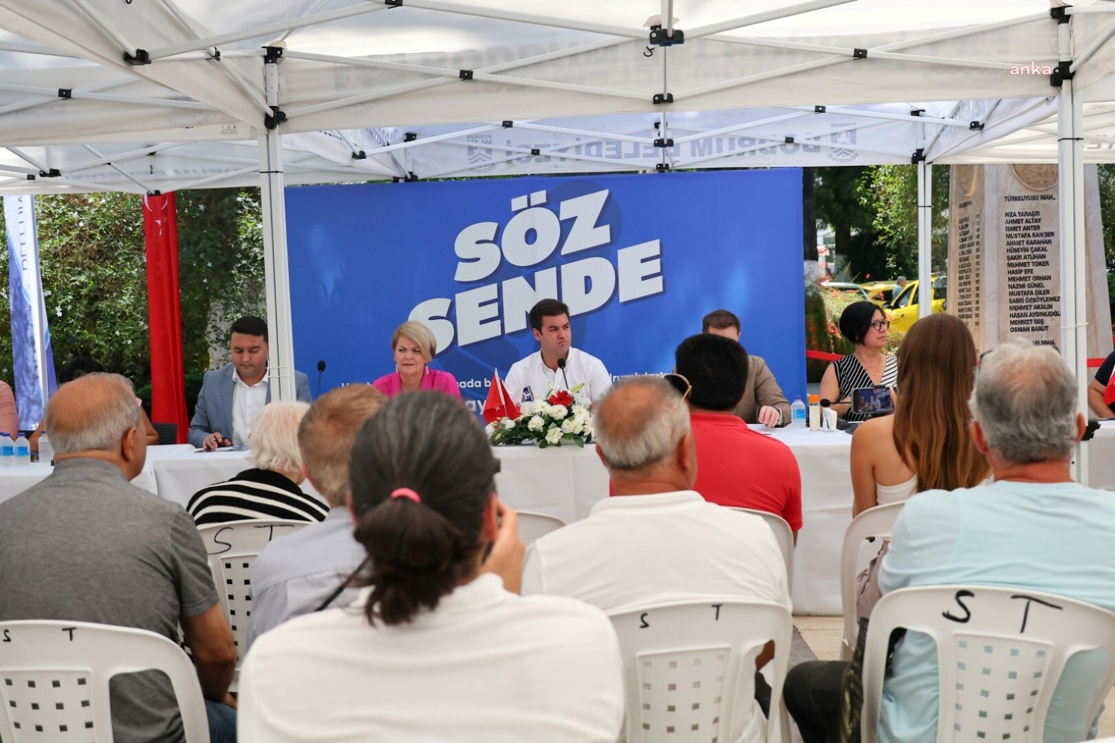 Bodrum Belediye Başkanı Mandalinci vatandaşlarla bir araya geldi