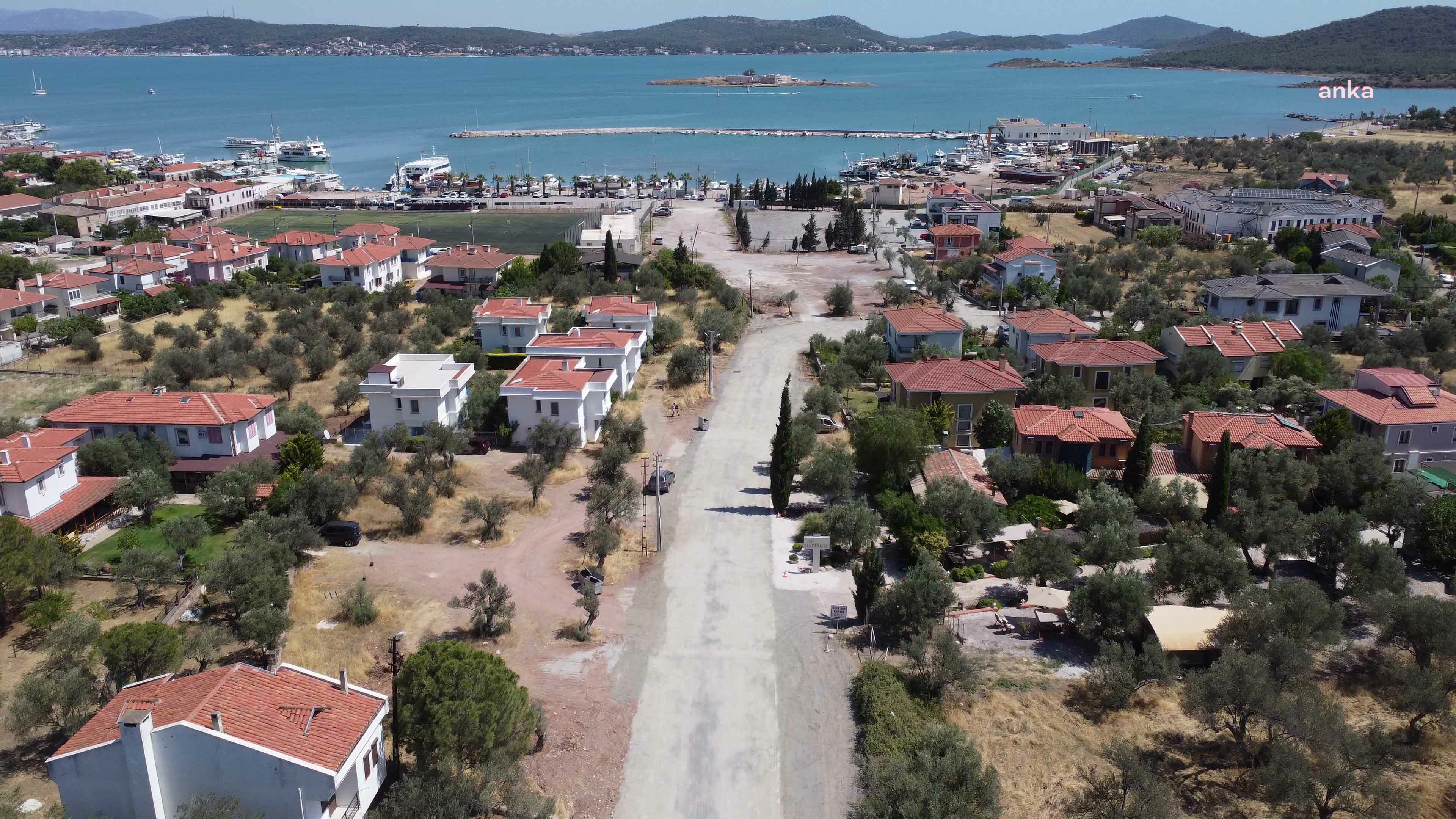 Ayvalık Belediyesi'nden Cunda’ya 380 metre uzunluğunda yeni yol