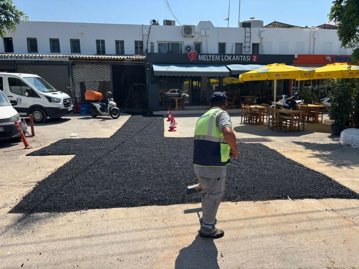 Bodrum Belediyesi, bakım onarım çalışmalarına devam ediyor