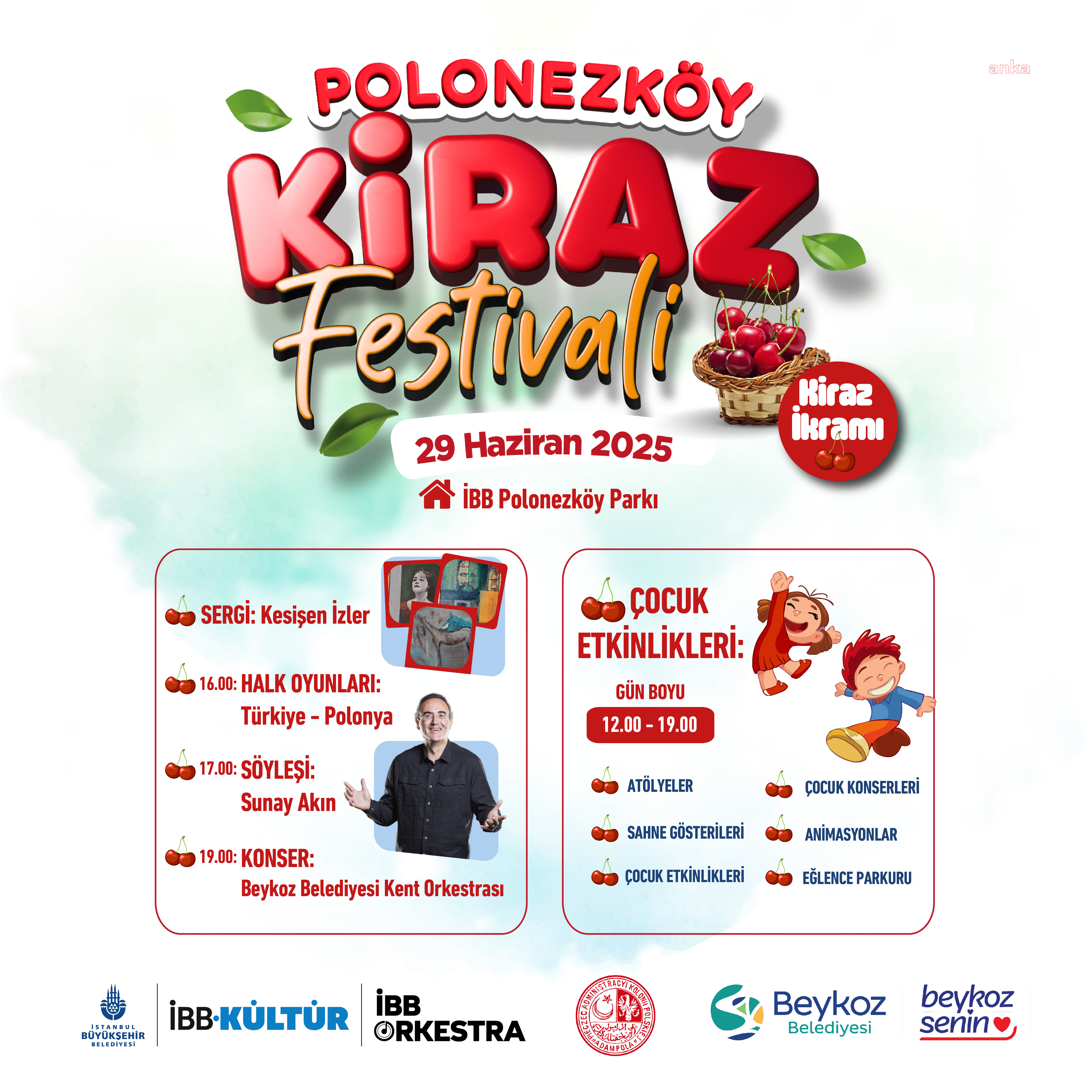 İBB ve Beykoz Belediyesi iş birliğinde düzenlenecek  Polonezköy Kiraz Festivali için geri sayım başladı