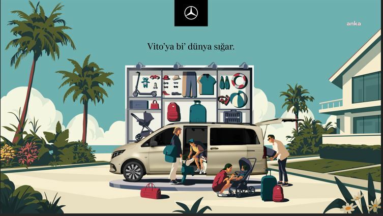Vito Tourer, "Vito’ya bi’ dünya sığar" sloganı ile teste çıkıyor