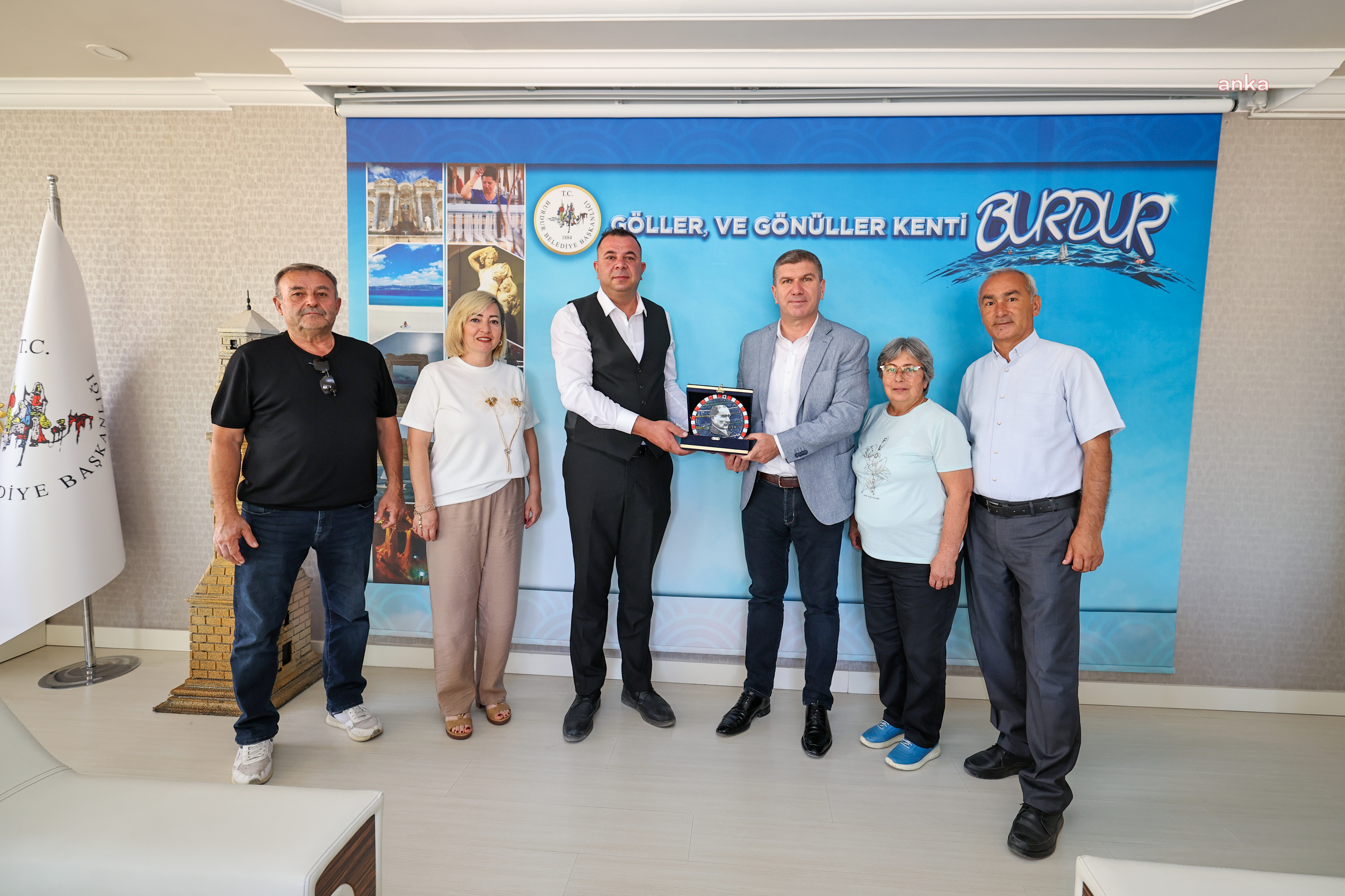Burdur Muhtarlar Derneği'nden Belediye Başkanı Ercengiz’e ziyaret